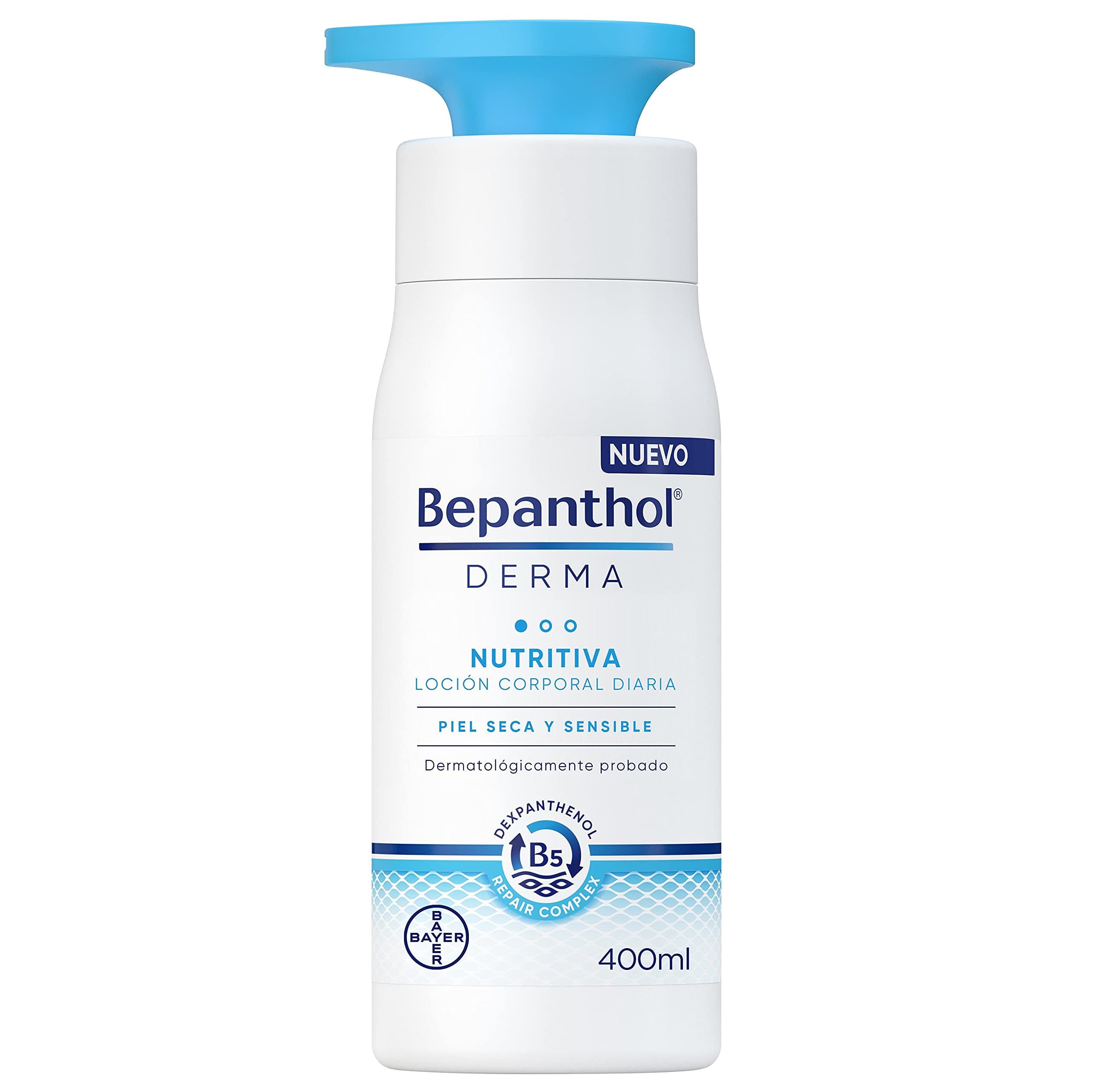 Bepanthol Derma Nutritive Body Lotion, Immediate and Long-Lasting Hydration for Dry and Sensitive Skin, Daily Use, 400 ml
