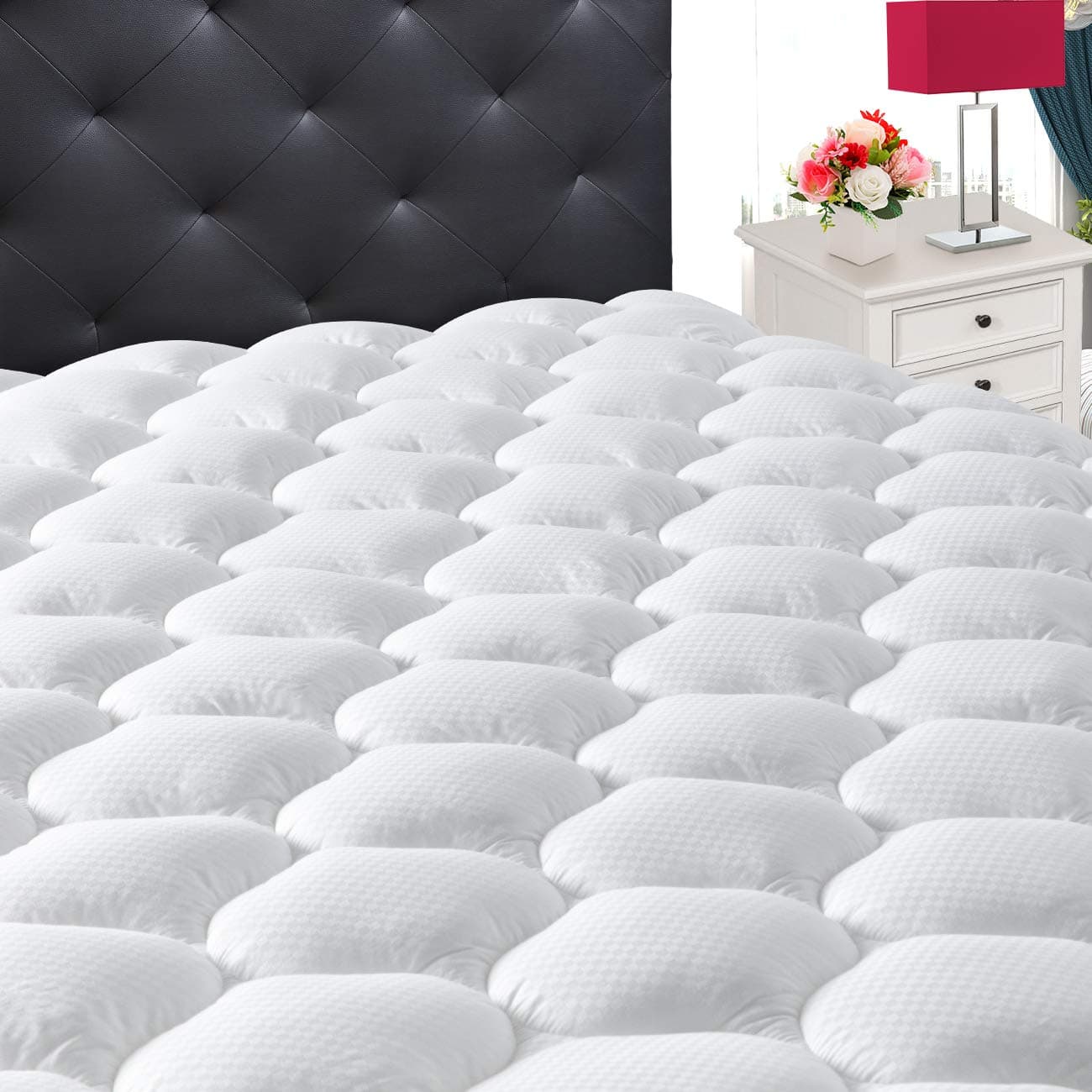 EcoMozz King Mattress Pad Cover