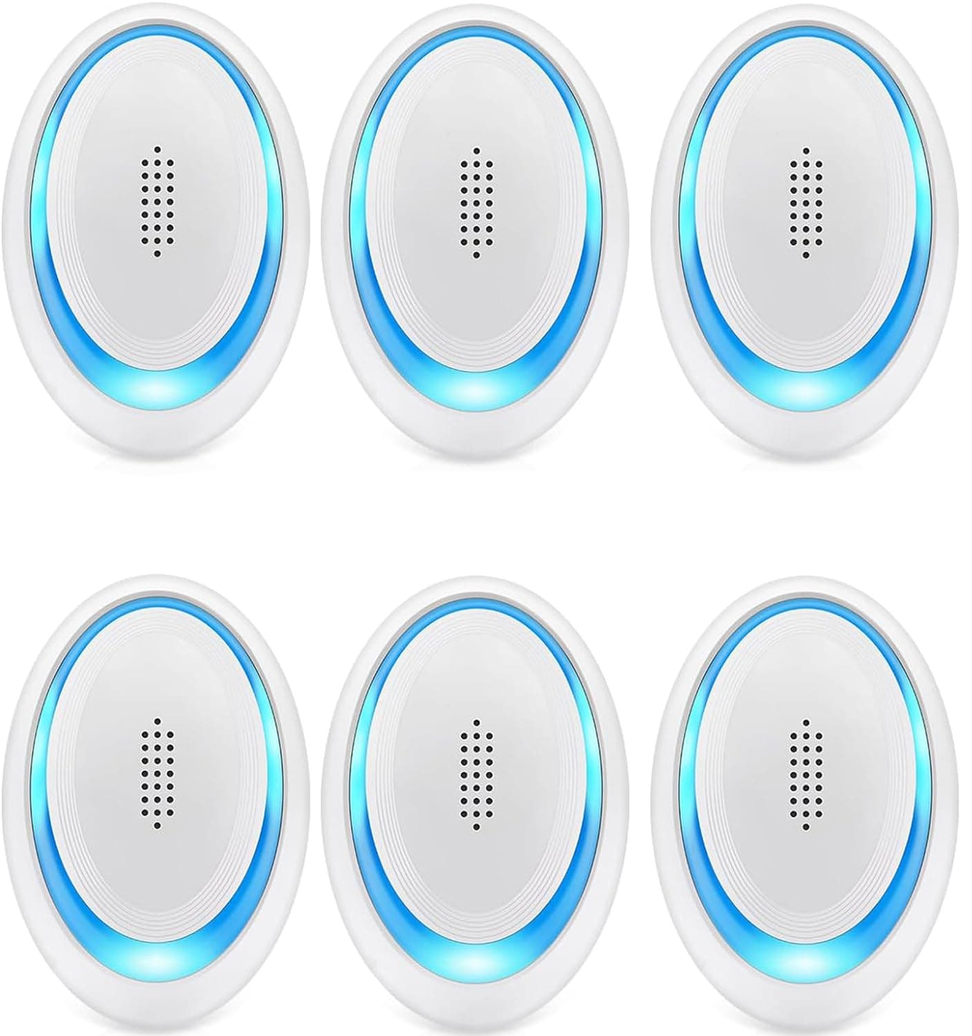 Ultrasonic Pest Repeller(6 Packs), Electronic Mouse Repeller Plug in Bug Repellent for Indoor Pest Control for Mice, Mosquitoes, Spiders, Cockroaches, Ants, Flea, Vermin Harmless to Pets and Human