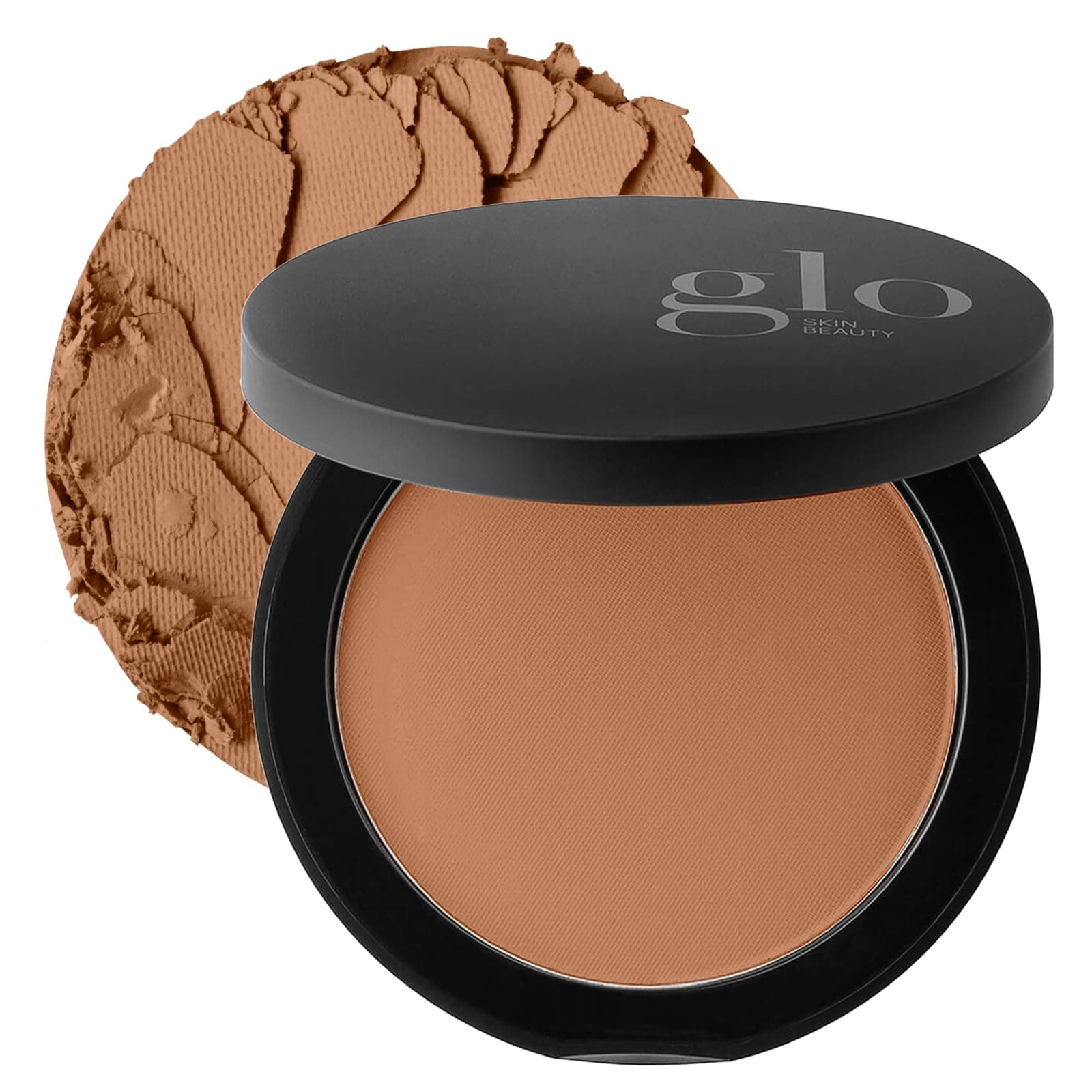Glo Skin Beauty Pressed Base Powder Foundation, Tawny Medium – Buildable Sheer to Full Coverage, Long Wear Face Powder Compact, Pressed Powder Makeup for Smooth, Semi-Matte Finish