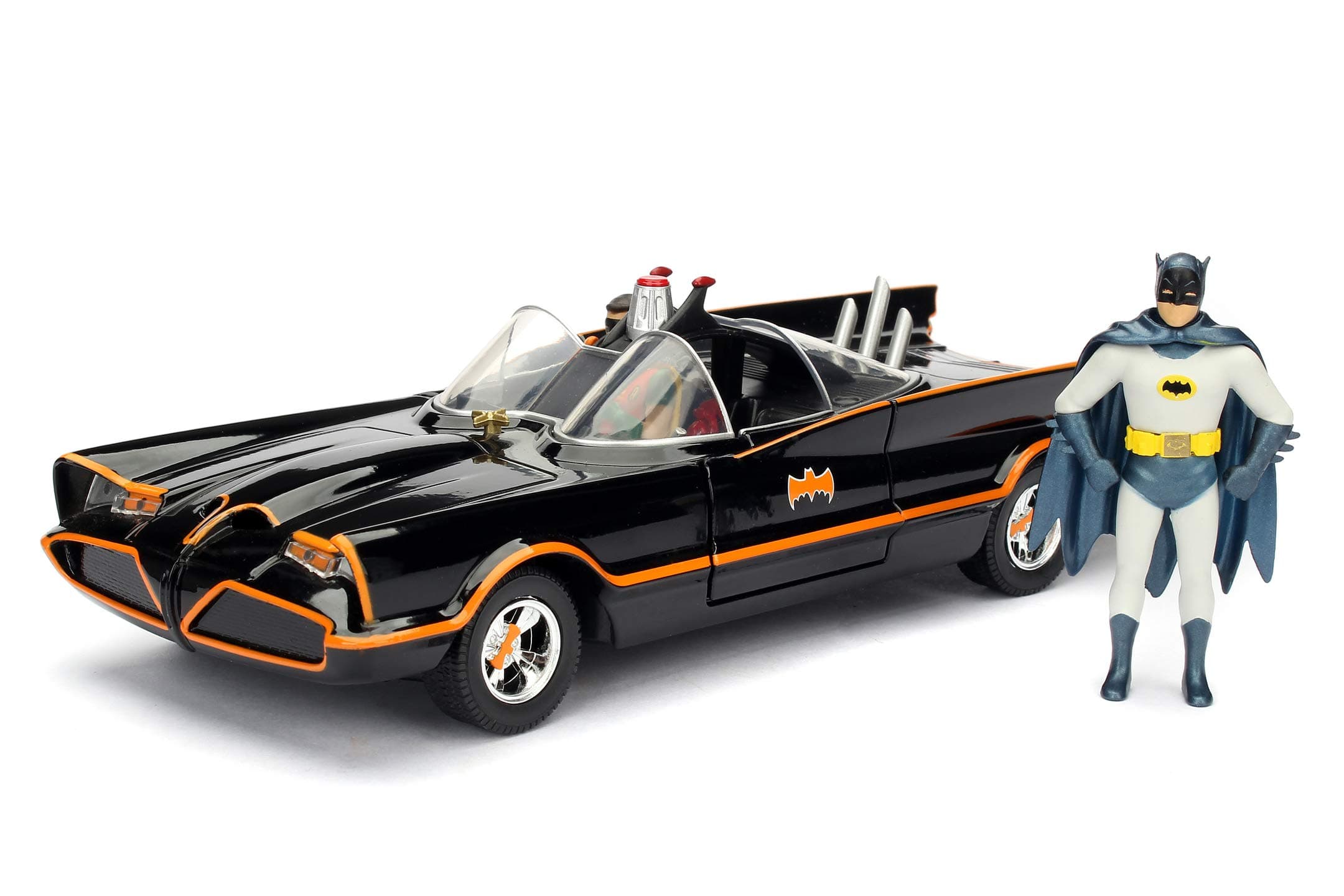 BATMAN 1966 CLASSIC BATMOBILE 1:24 SCALE DIE-CAST REPLICA
