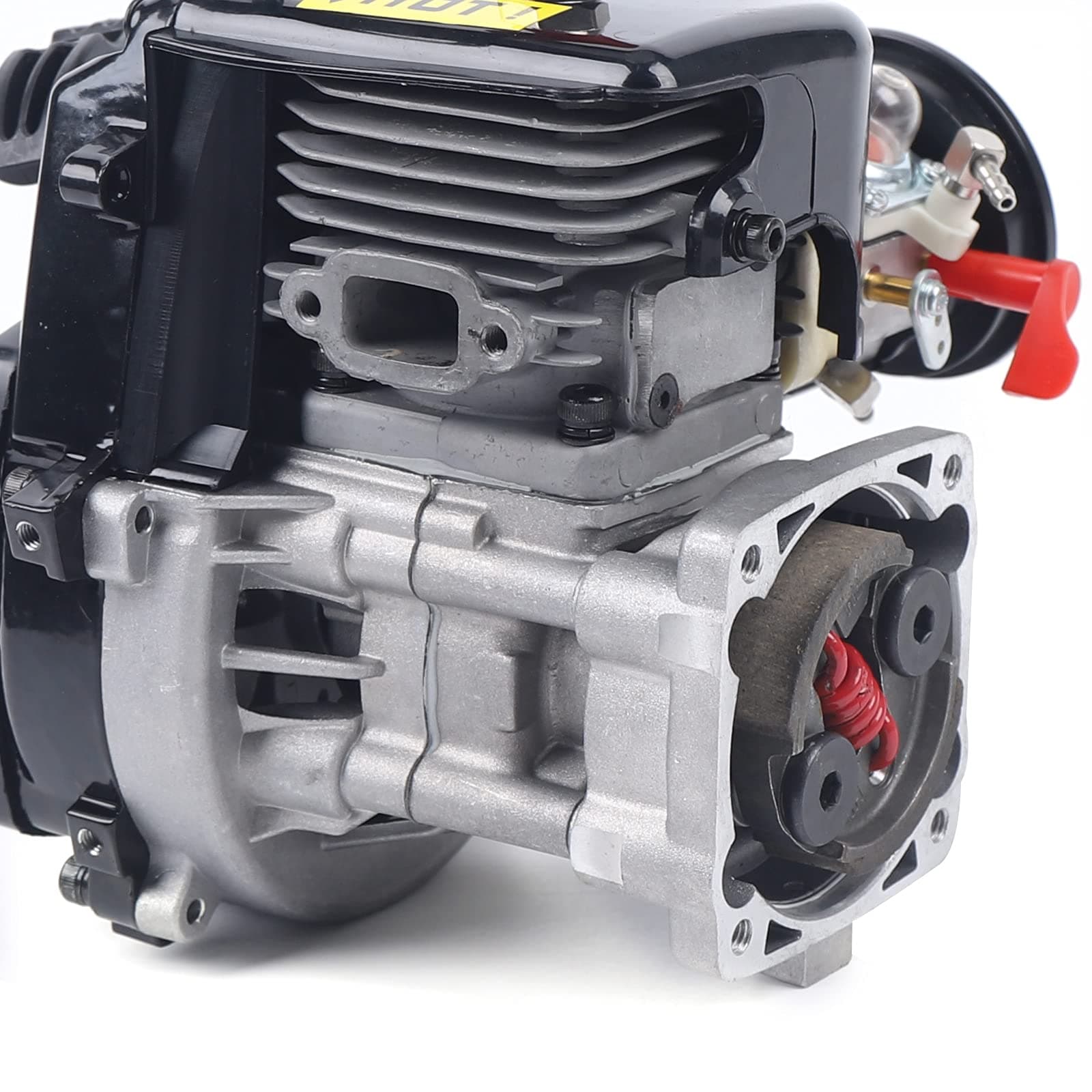 2-Stroke 32CC Gasoline Powered Engine, 4-Bolt Easy to Start Recoil Hand Puller Durable Engine, High Efficiency Gas Motor with Remote Control for 1/5 Redcat Hpi Rovan Km Baja Car Motor