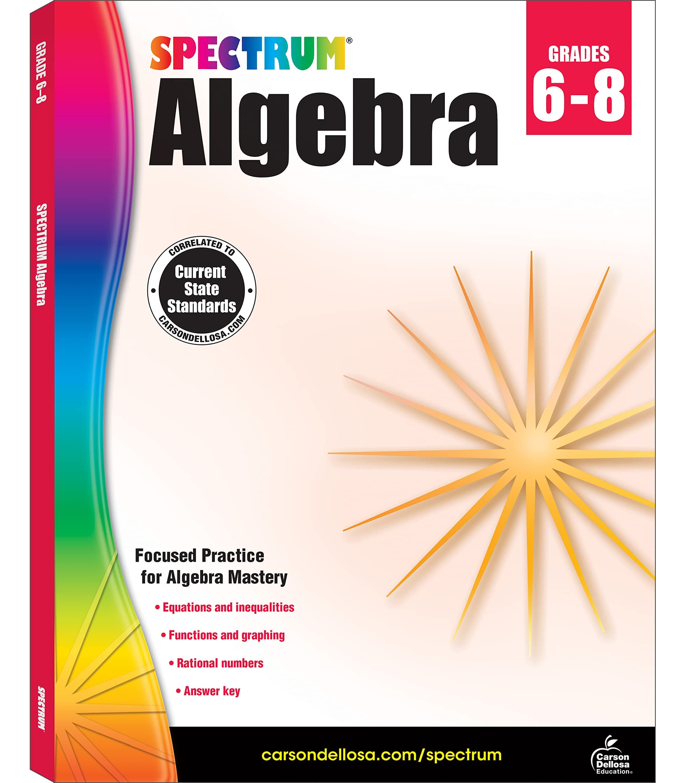 Spectrum Algebra 1 Workbook, Grades 6-8