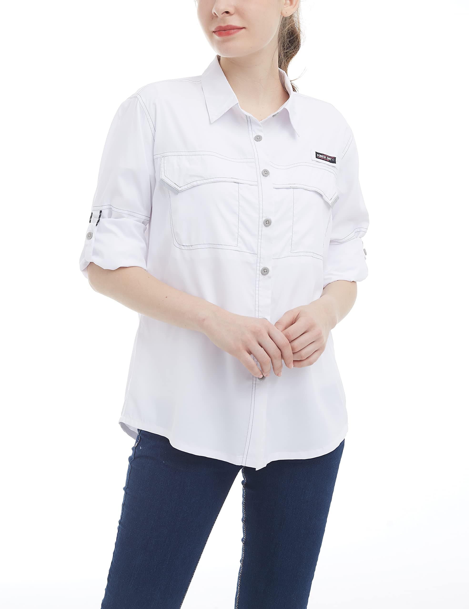 White Fishing shirts