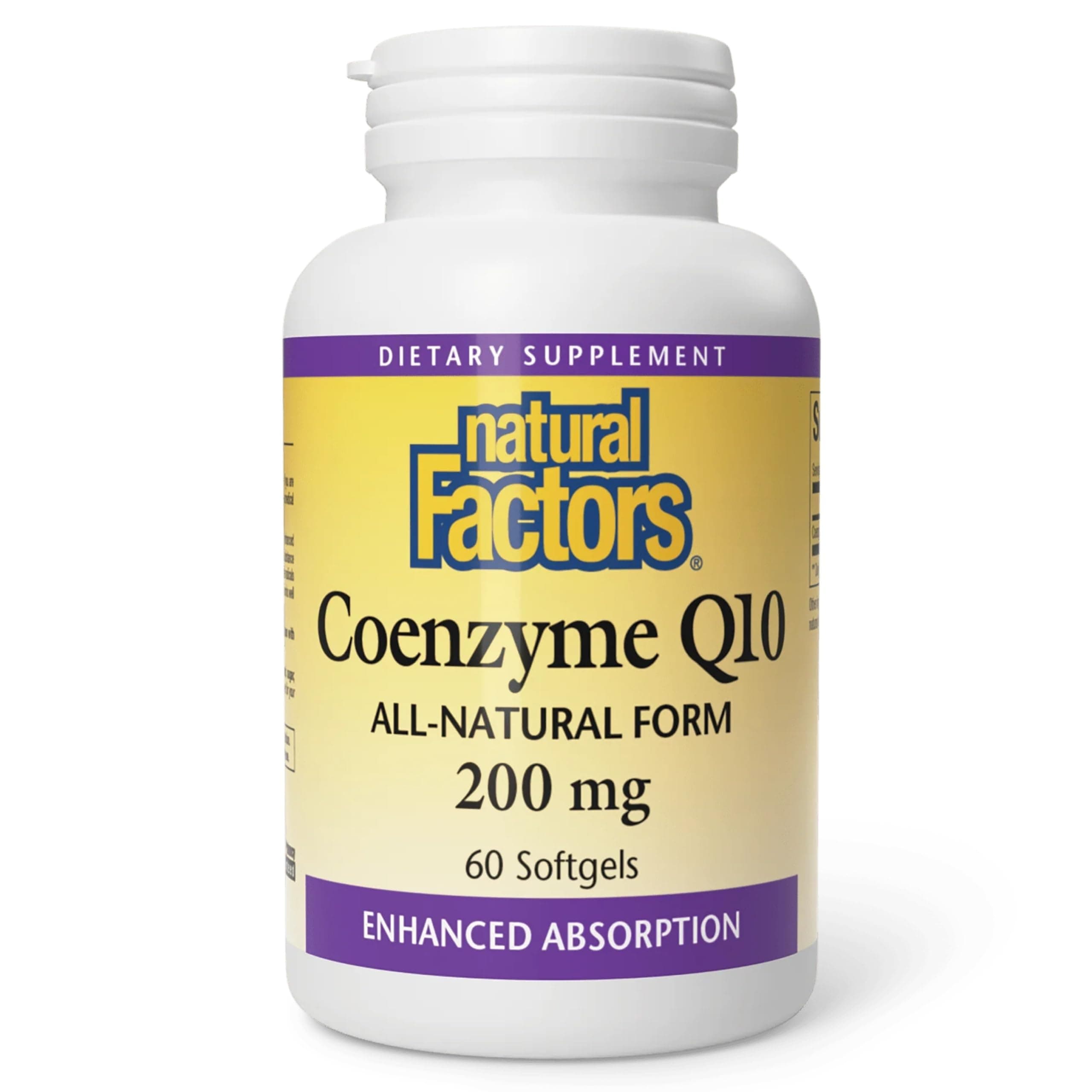 Natural Factors Coenzyme Q10 200 Mg 60 Softgel