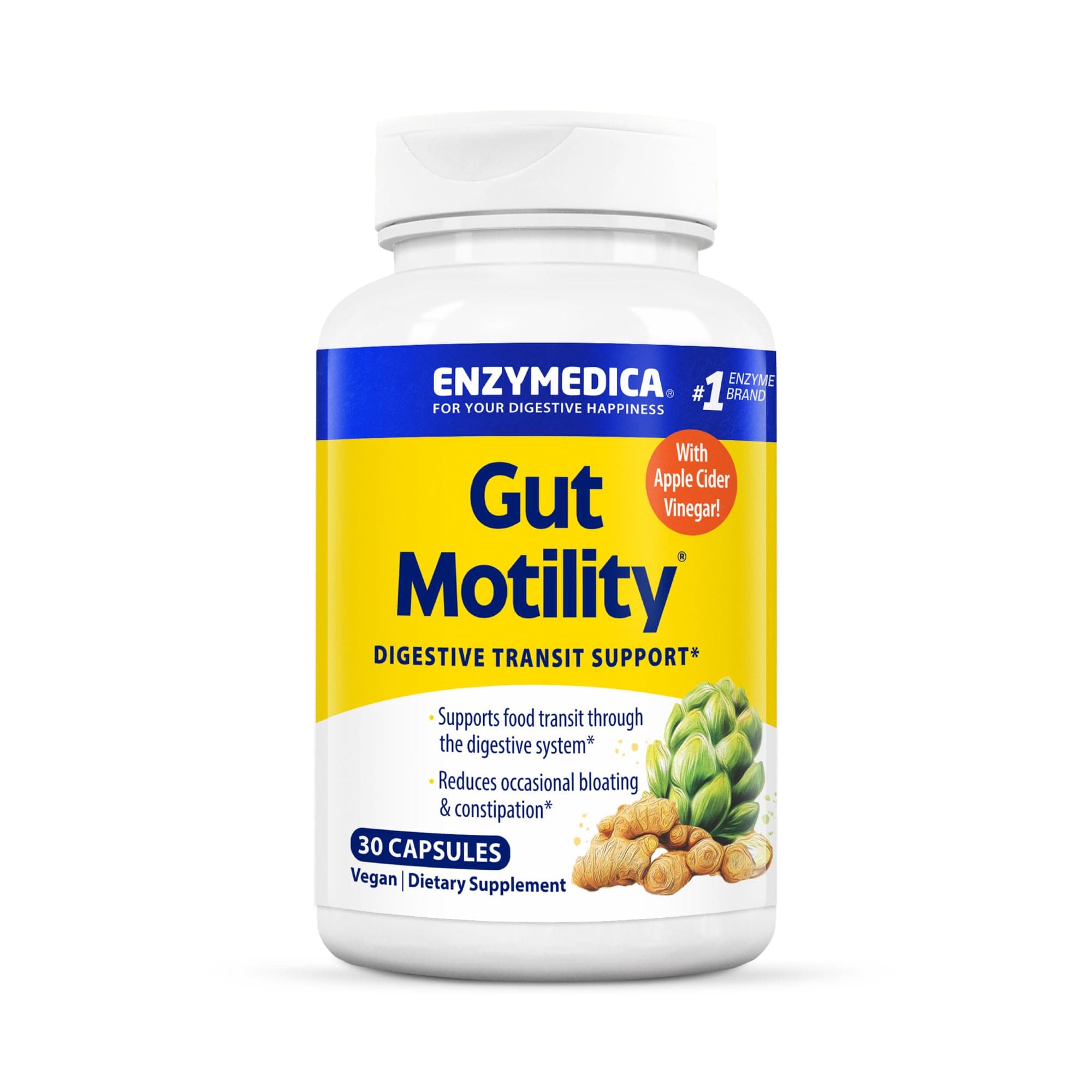 Gut Motility, Digestive Transport Support, 30 Capsules