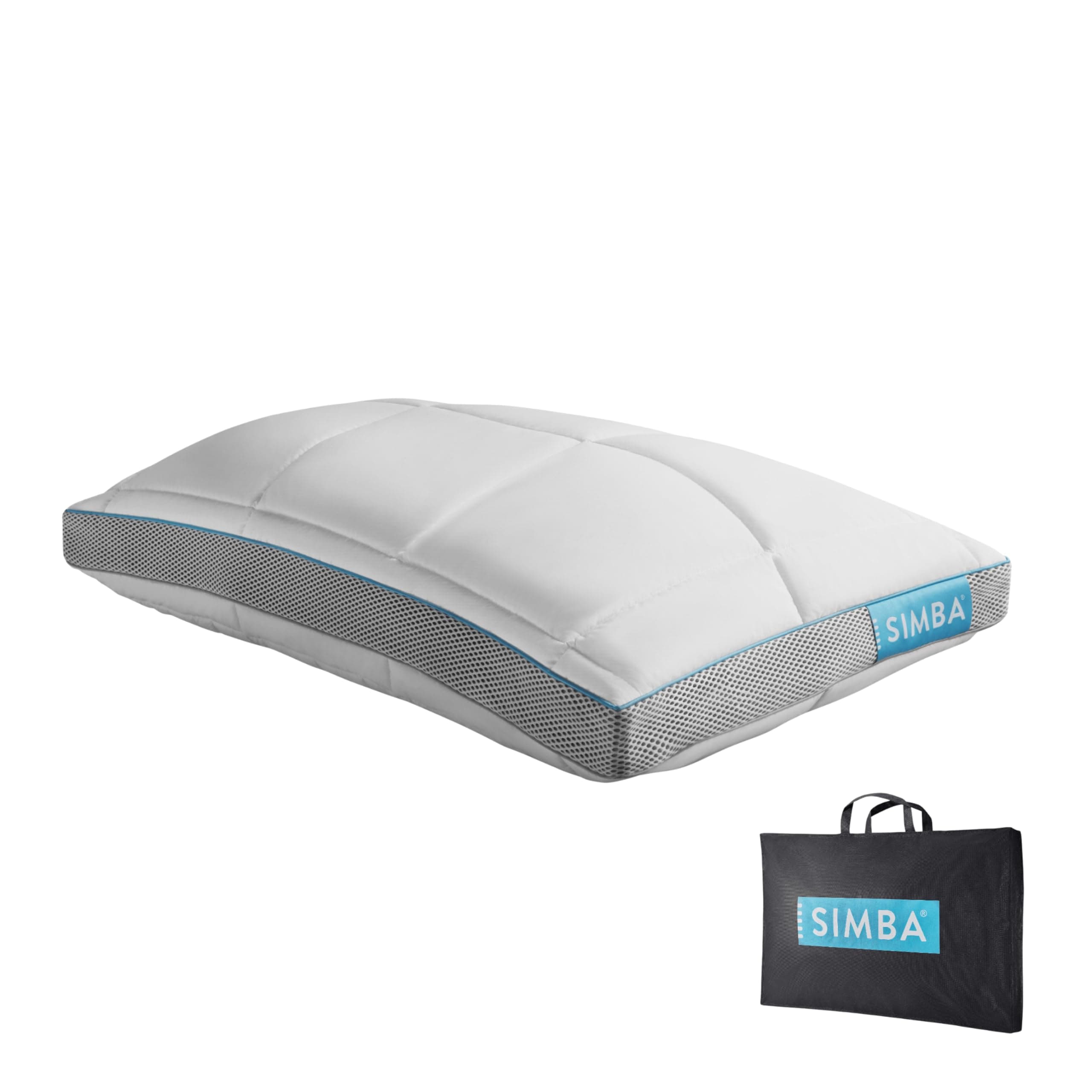 Simba Hybrid Pillow, with temperature regulating Stratos technology & customisable height