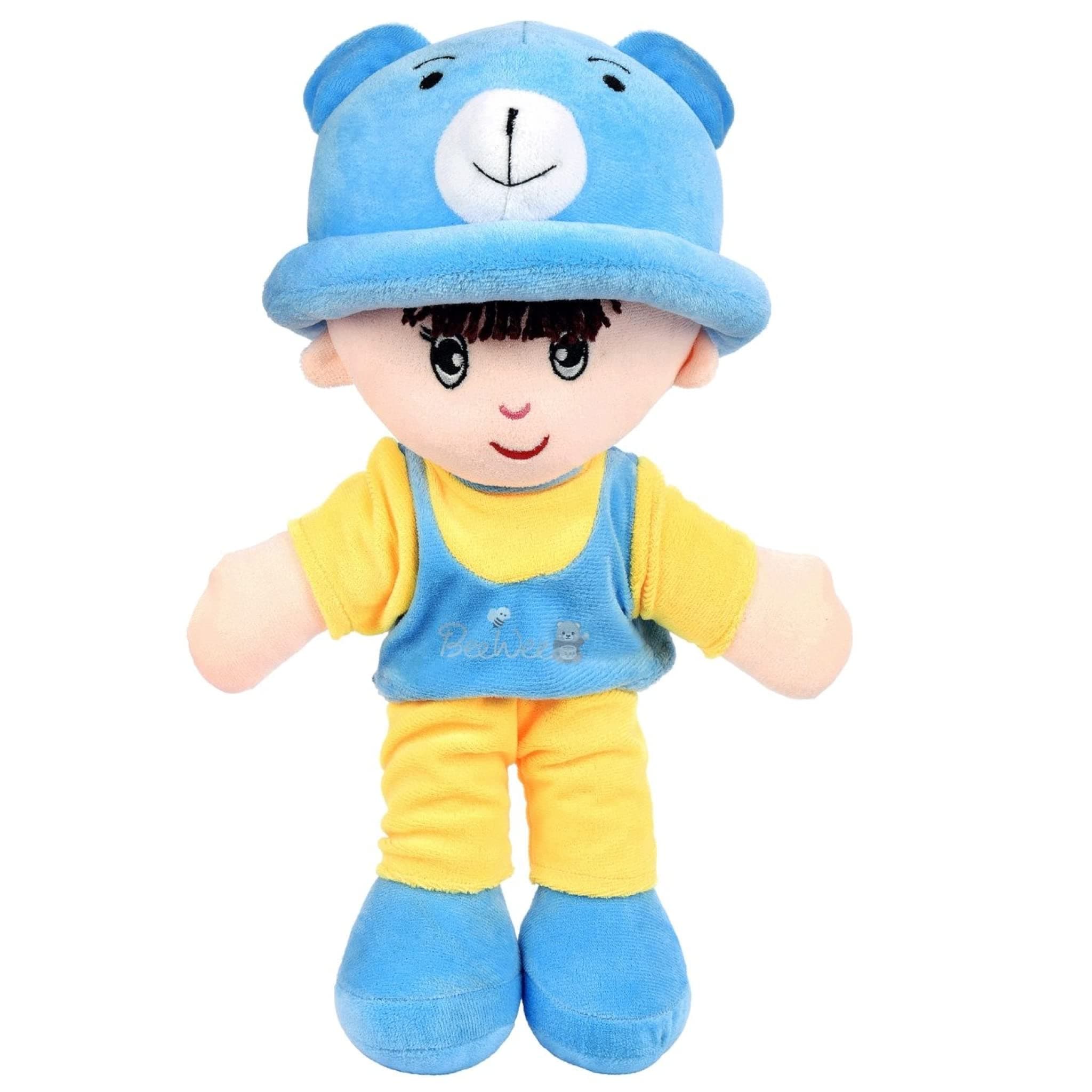 BeeWee® - Addie Boy Plush Soft Doll Toy Huggable (35 Cms, Yellow)