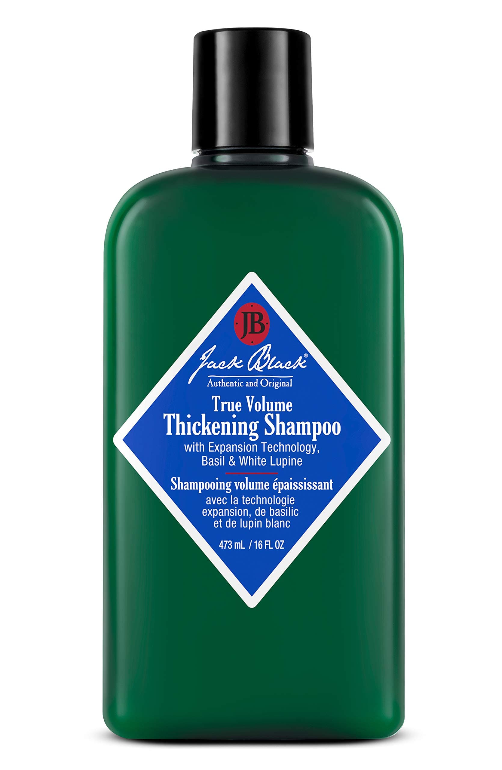 Jack Black True Volume Thickening Shampoo, 16 Fl Oz (Pack of 1)