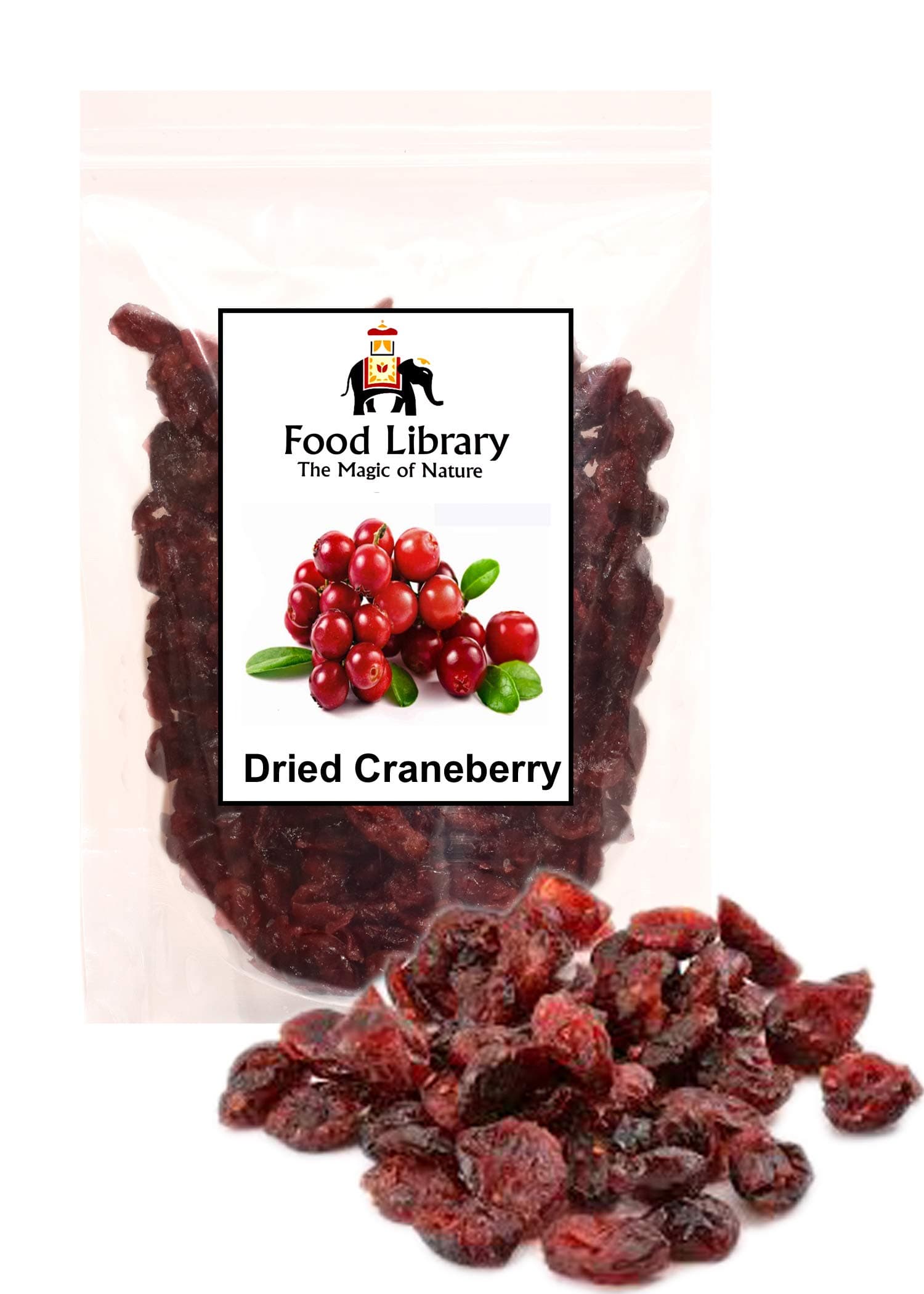 Food Library Dried Cranberries (400g)