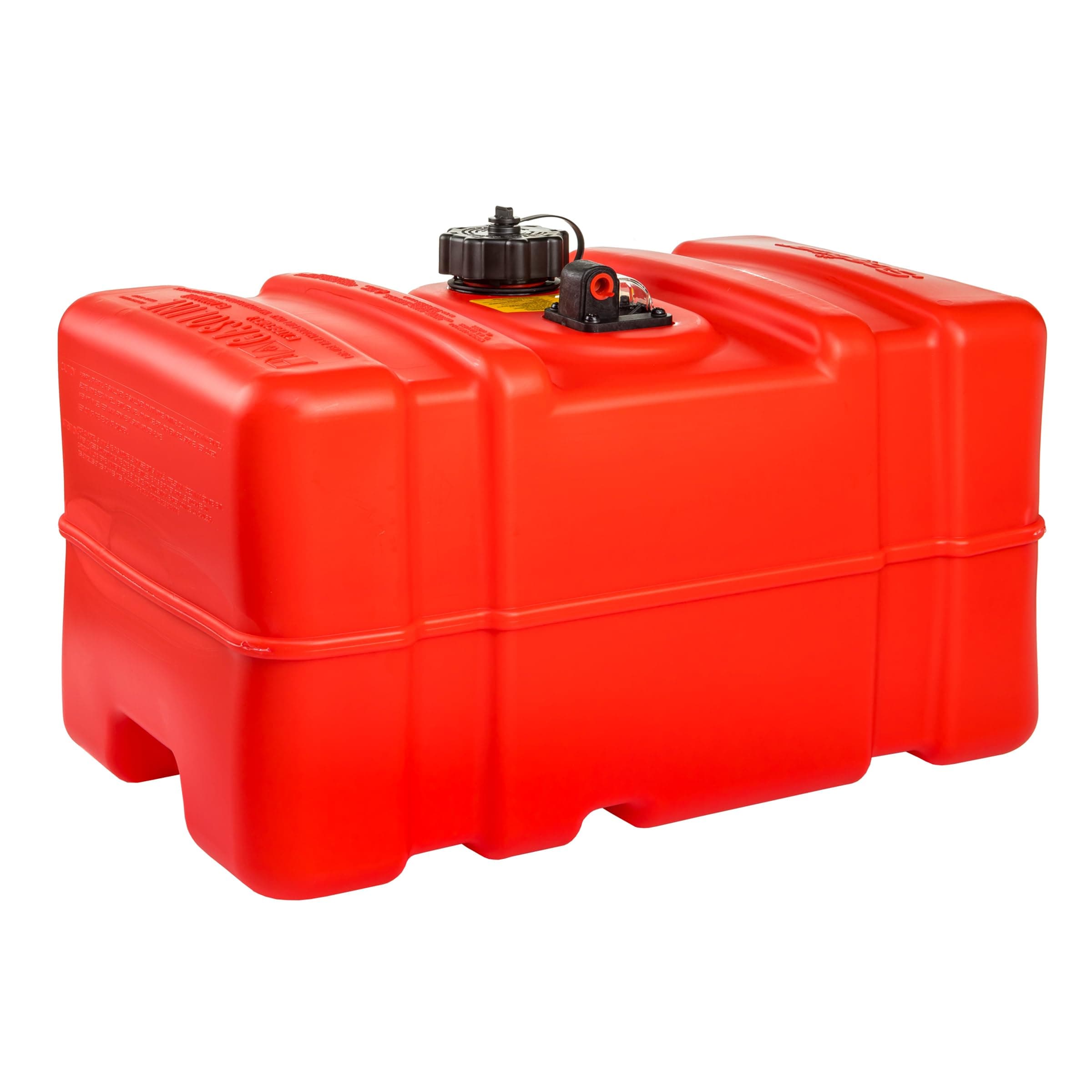 Scepter 08668 Rectangular 12 Gallon Marine Fuel Tank For Outboard Engine Boats, 23" x 14" x 14", Red