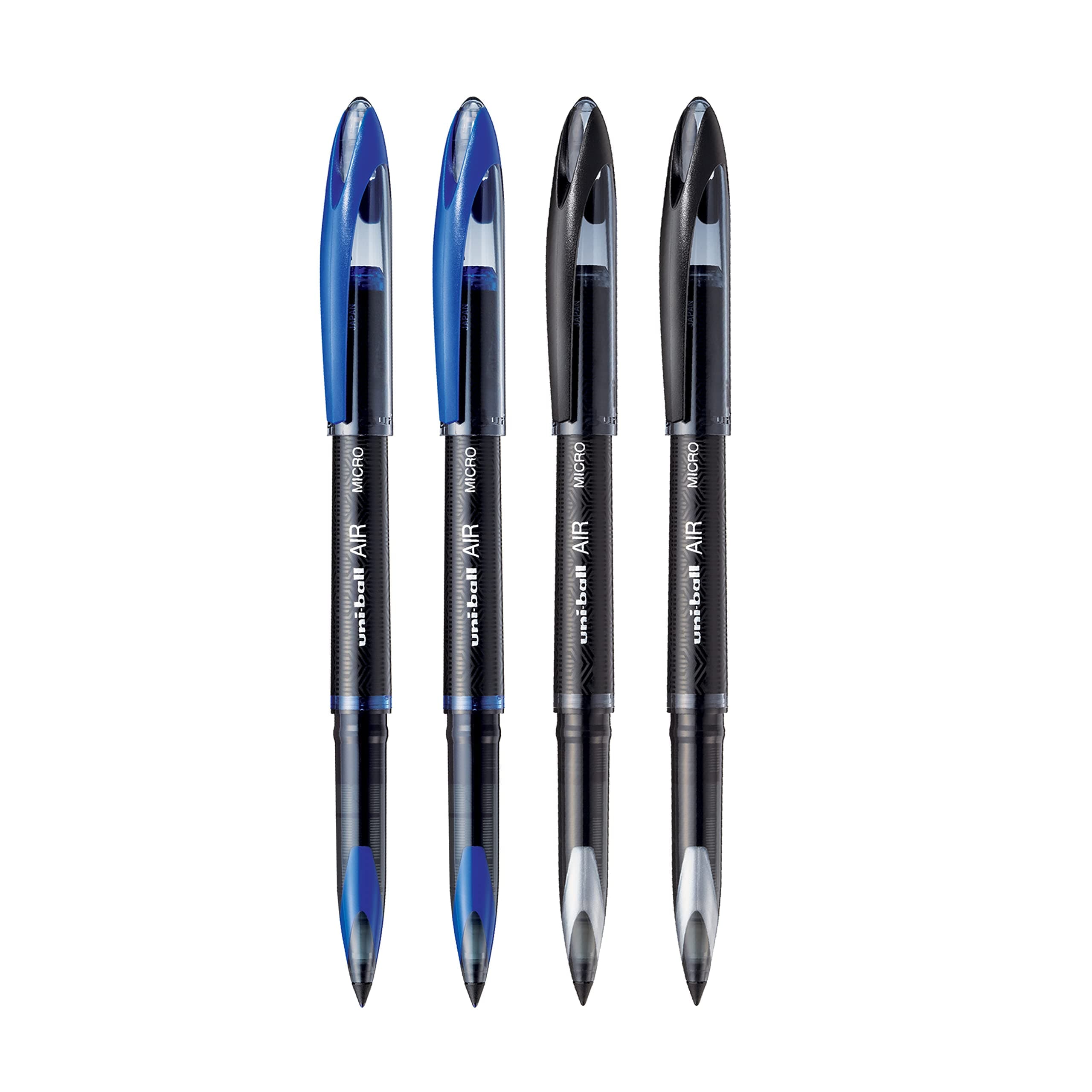 Uniball Air Micro Pen Combo Set (2 Black + 2 Blue Pens) - (UBA 188 M)