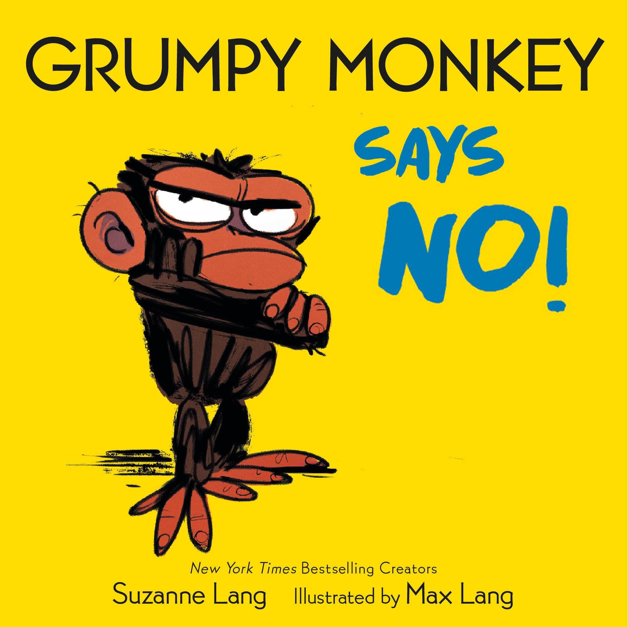 Grumpy Monkey Says No! (Grumpy Monkey Board Books)