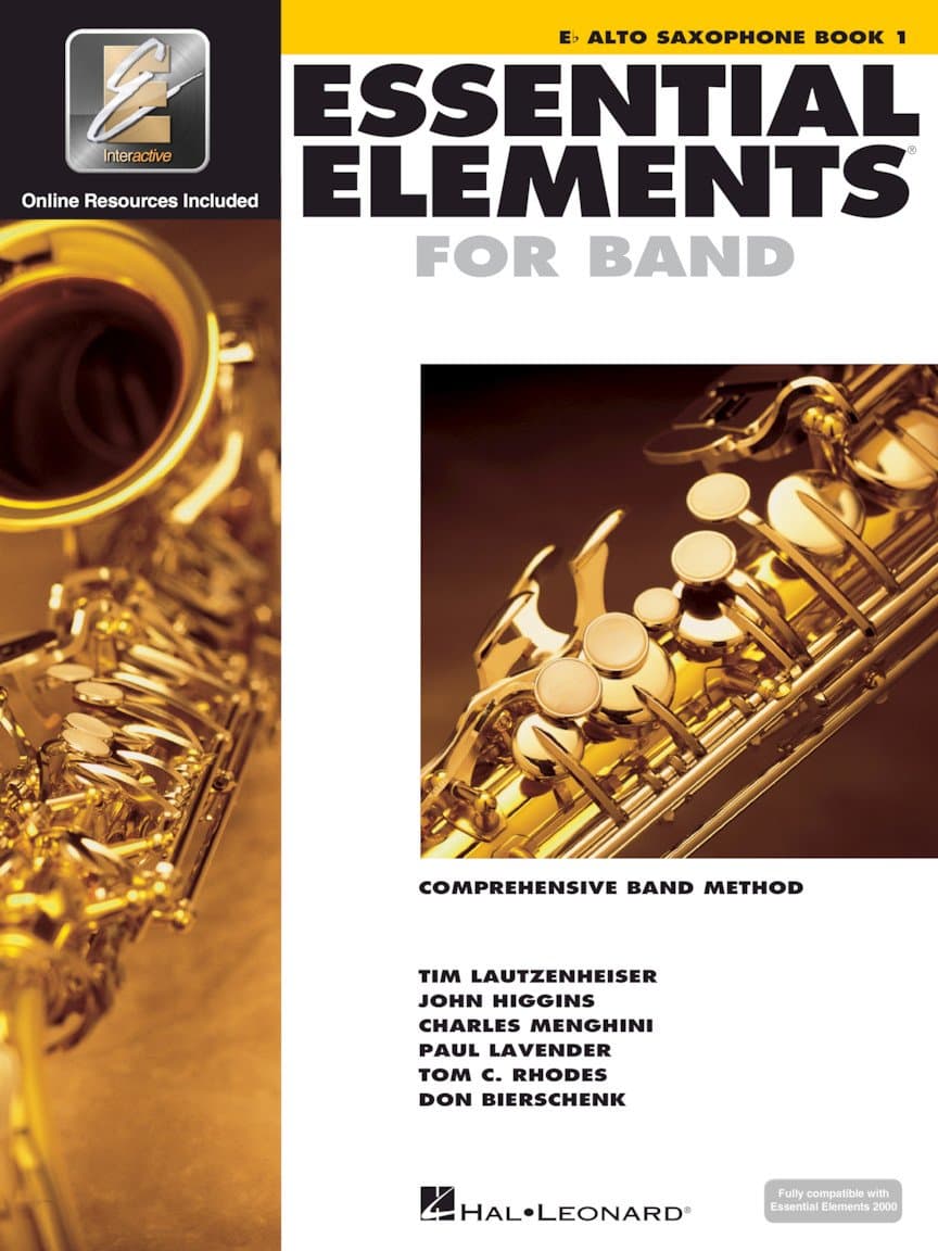 Essential Elements for Band - Eb Alto Saxophone Book 1 With EEi Online Access | Beginner Alto Sax Method | Step-by-Step Band Instruction for Students and Teachers |Learn Saxophone Skill and Technique