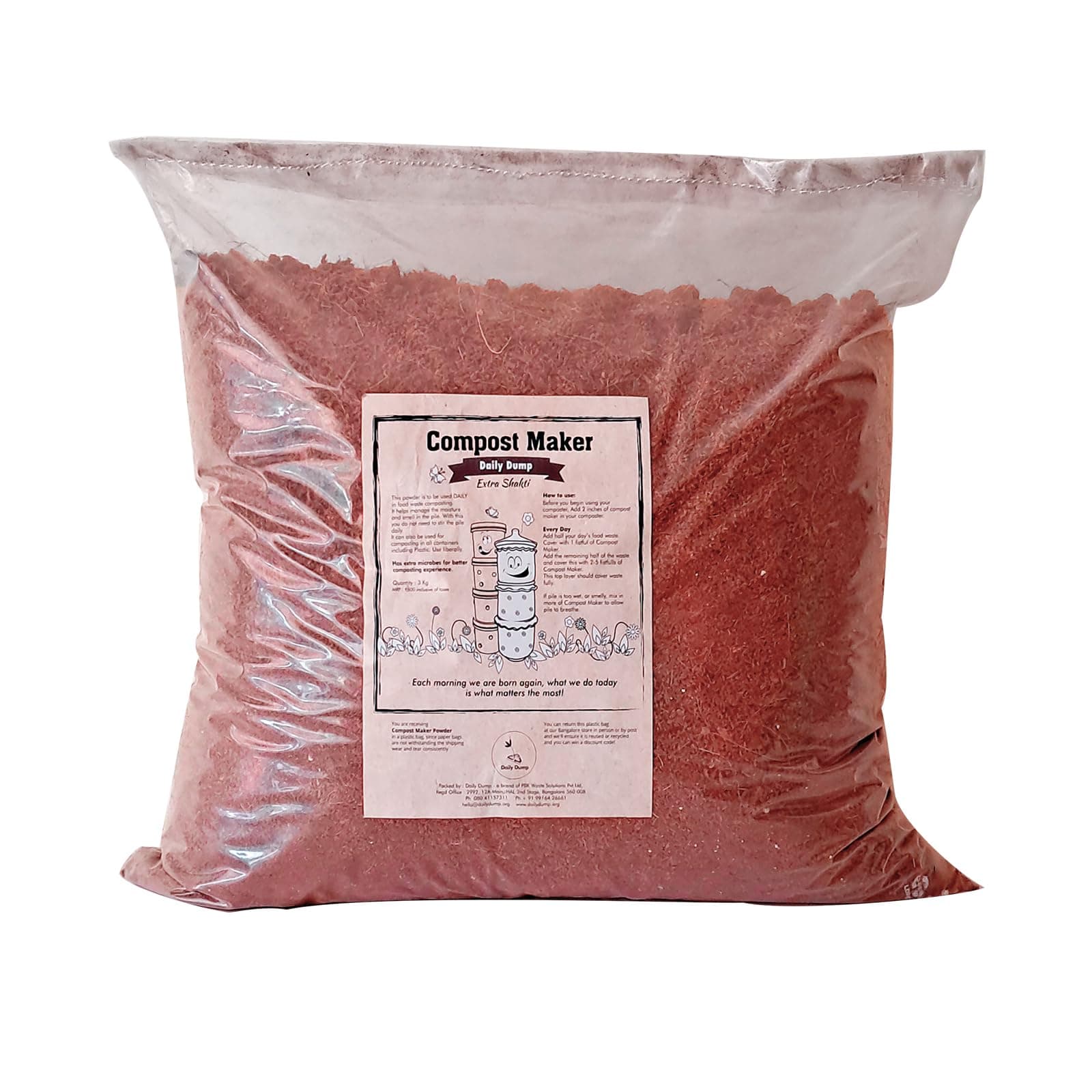 Compost Maker (Remix Powder) 3 kg I with Added Microbes I for Easy & Smell Free Aerobic Composting