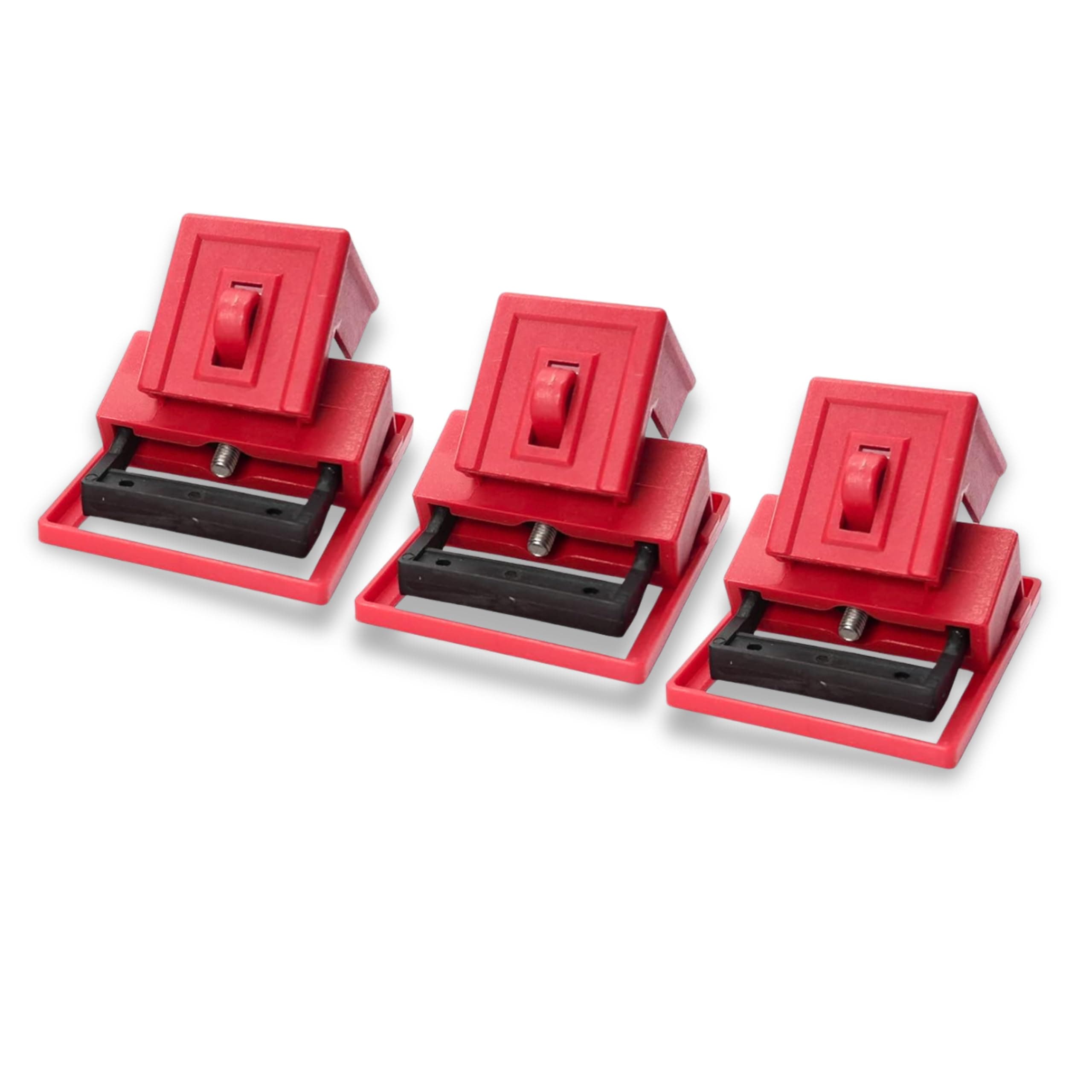 TRADESAFE Circuit Breaker Lockout Device, 3 Pack, 480/600 Volt, Clamp-on Breaker Lock Out Device, OSHA Compliant, Premium Grade, Large