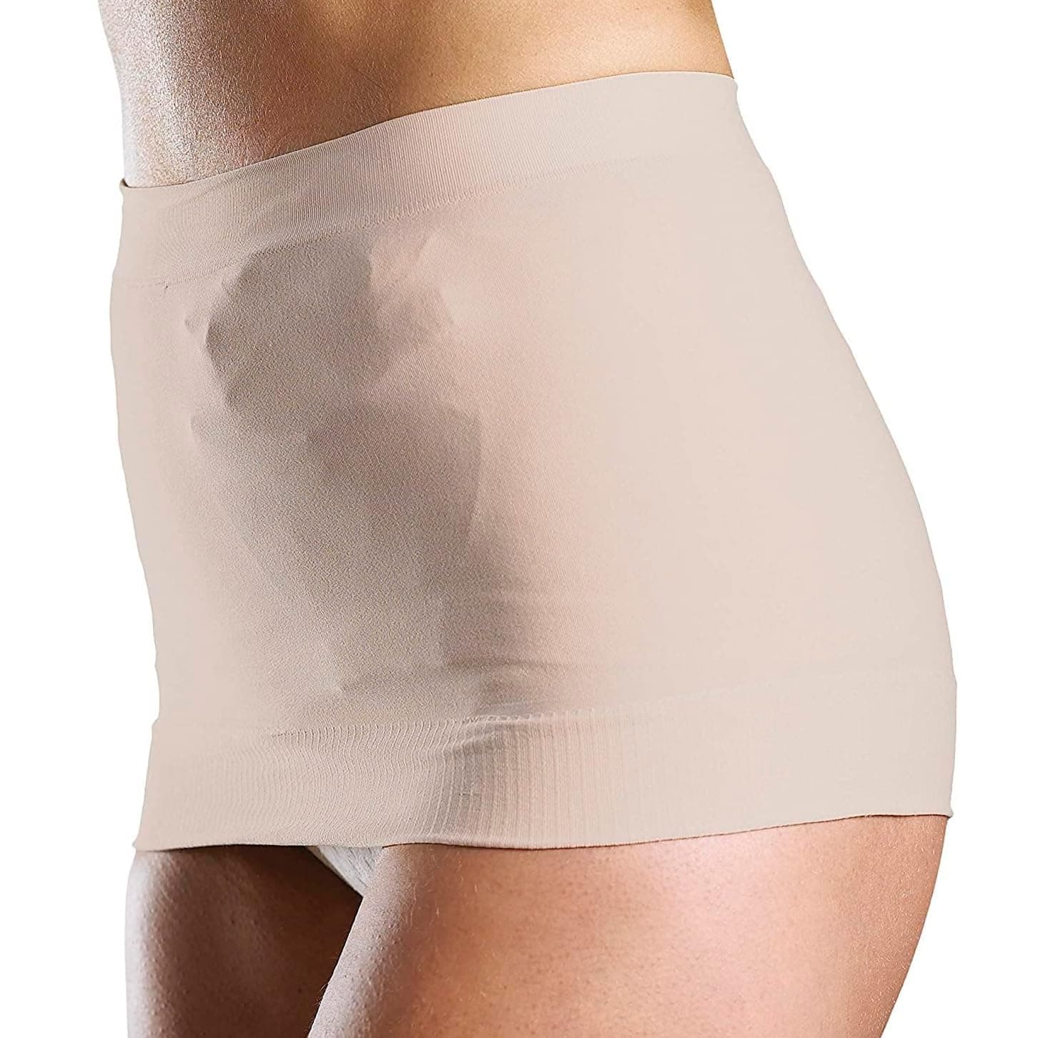 StomaSafe Plus Ostomy/Hernia Support Garment Light by TYTEX (Beige, S/M) 33.5" - 44" Hip Circumference