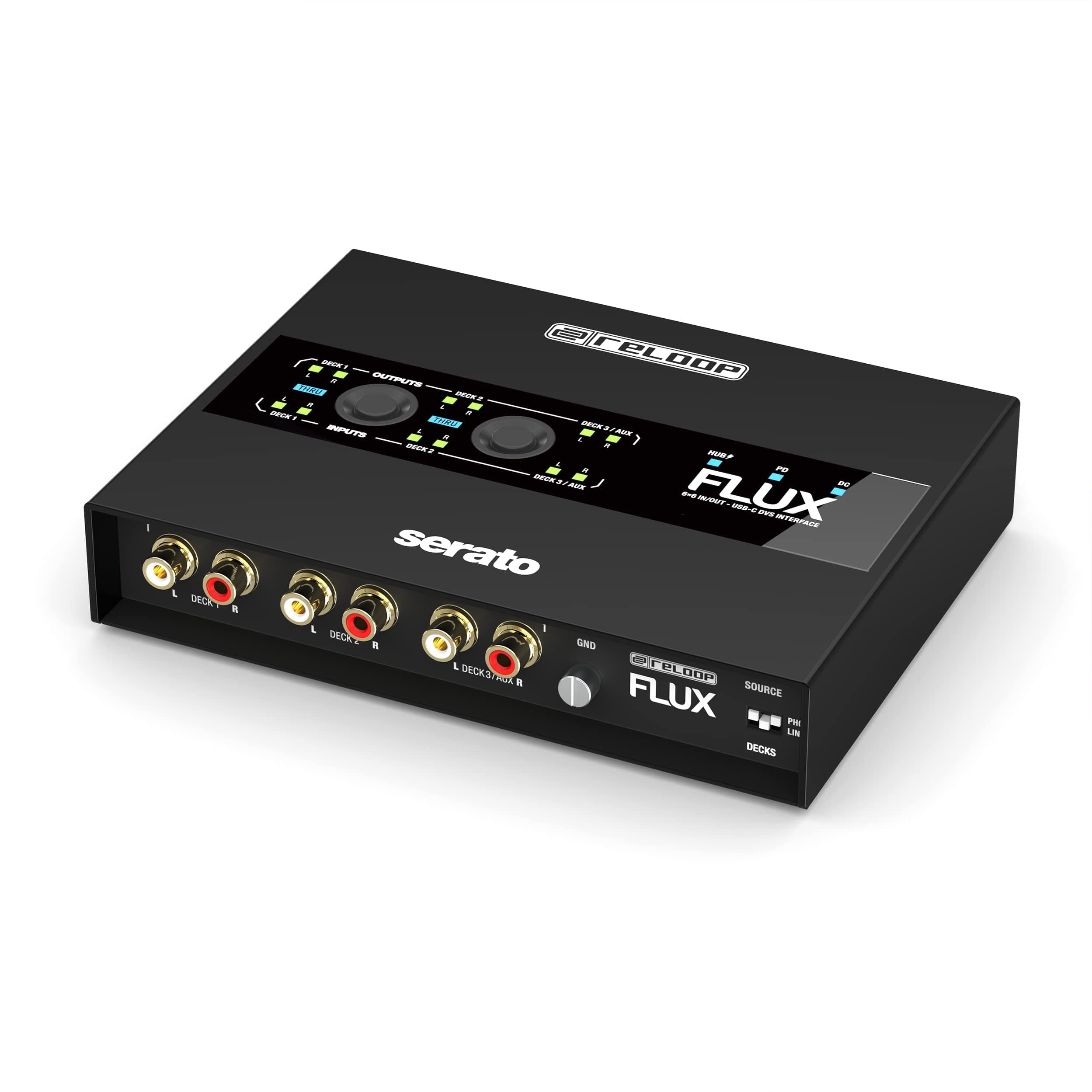 Reloop FLUX - DVS Interface f. Serato DJ Pro - Digital Vinyl System (DVS)
