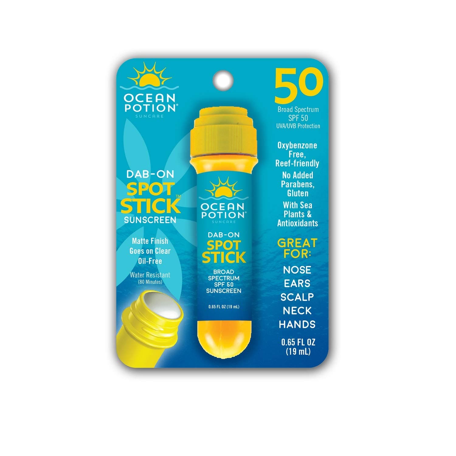 Ocean Potion Dab-On Spot Stick, SPF 50, .65 oz