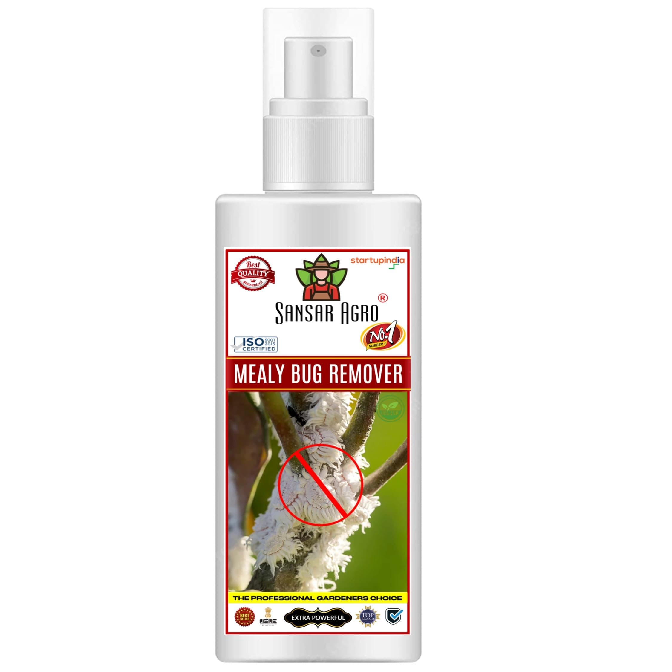 Sansar Agro® Mealy Bug Remover Spray, Premium Essential Liquid Spray For Complete Removal Of Mealy Bugs From Plants (200 Ml)