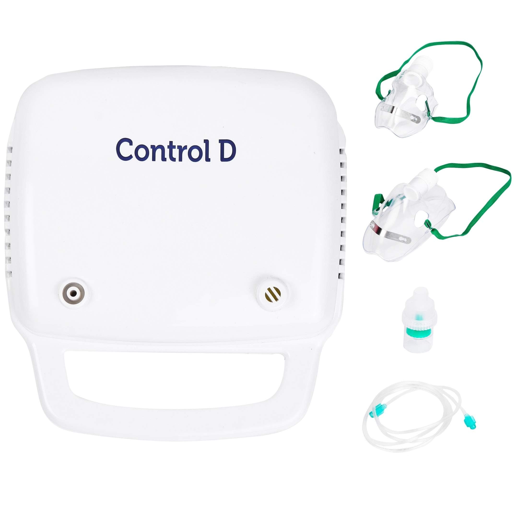 White Compressor Complete Kit Nebulizer with Child and Adult Mask Kit