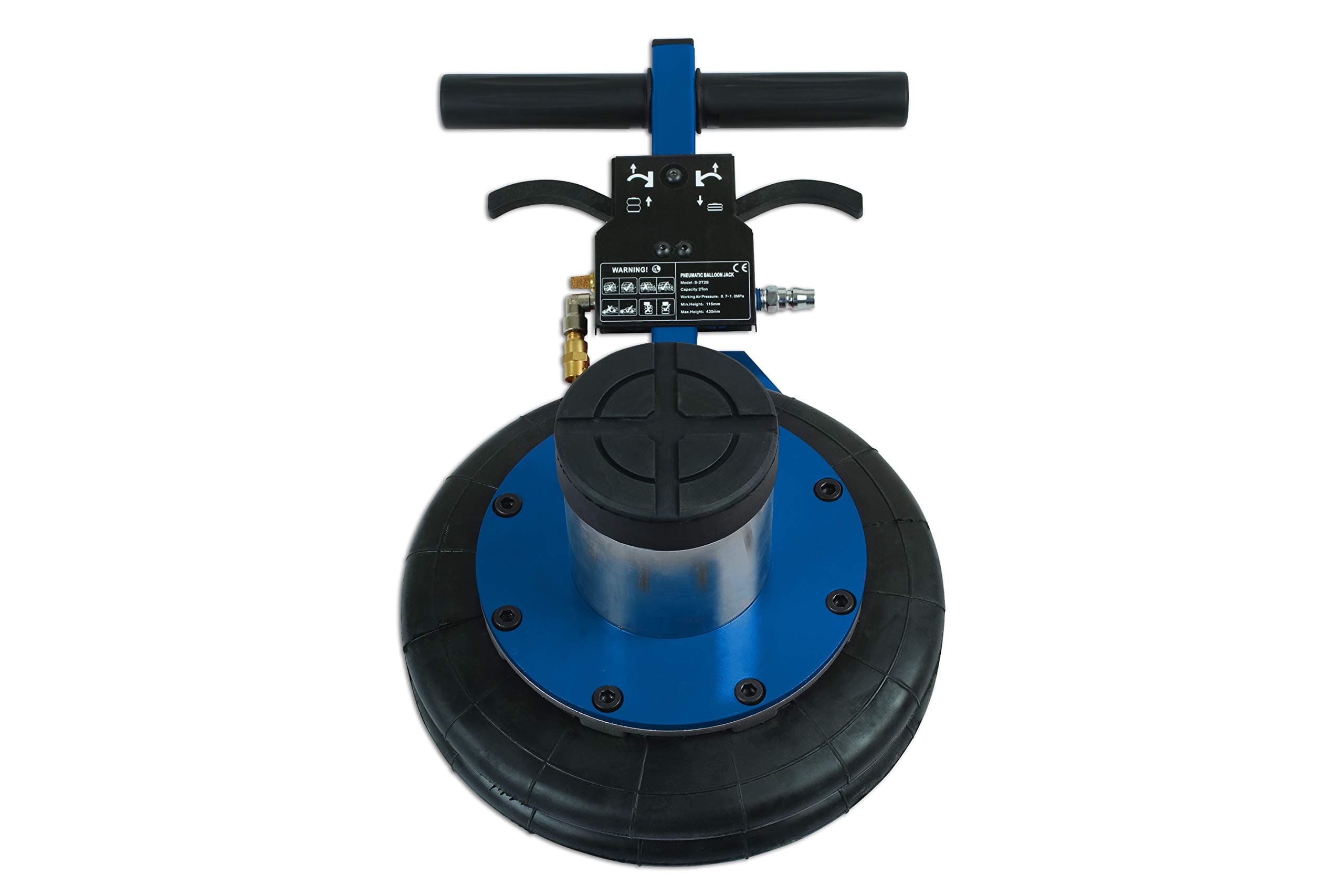 Laser 6530 Pneumatic Jack - 2 Tonne, Black