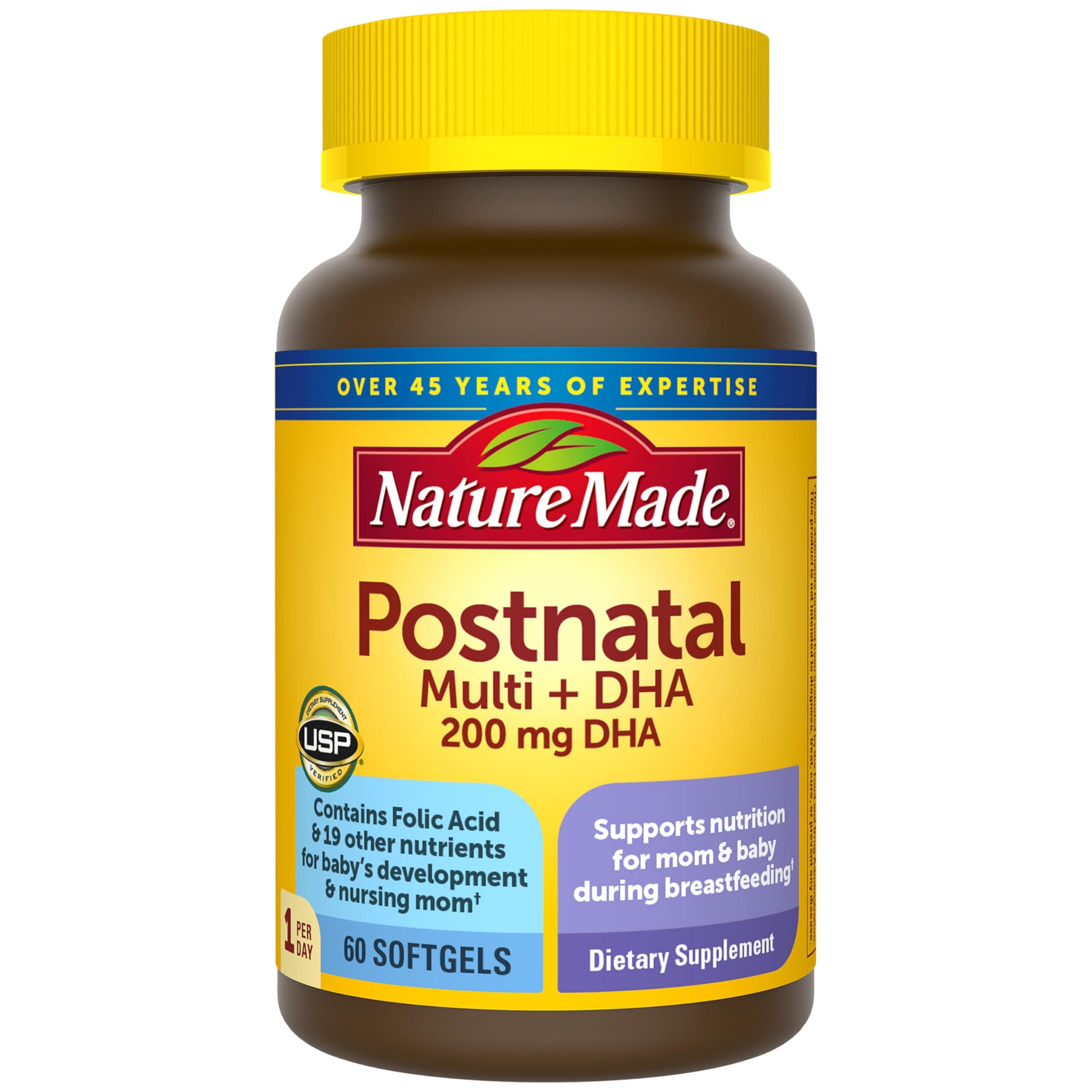 Postnatal Multivitamin + DHA Softgels