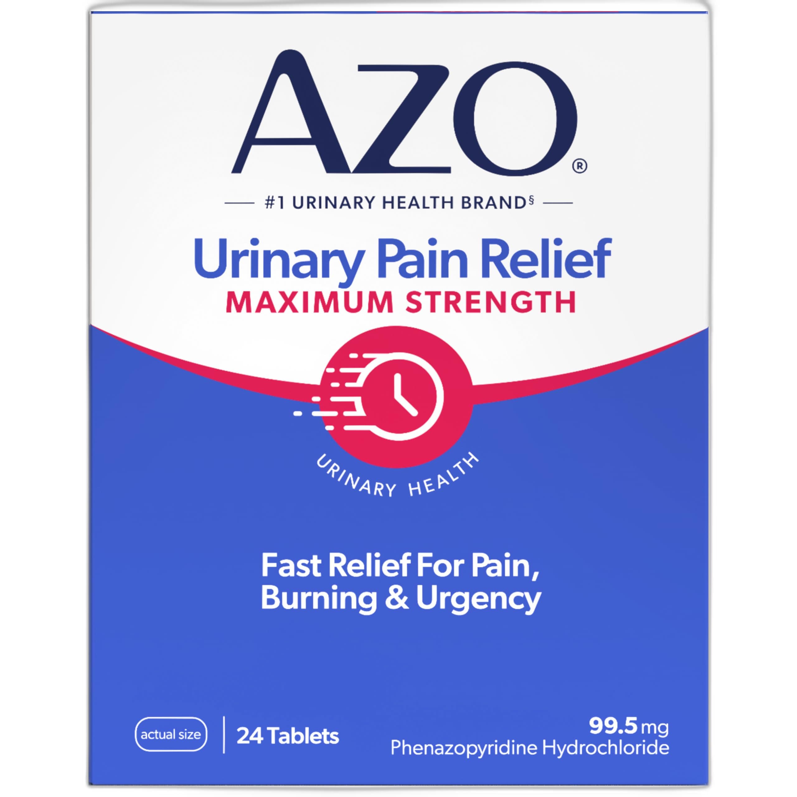 Urinary Pain Relief Maximum Strength - 24 Tablets