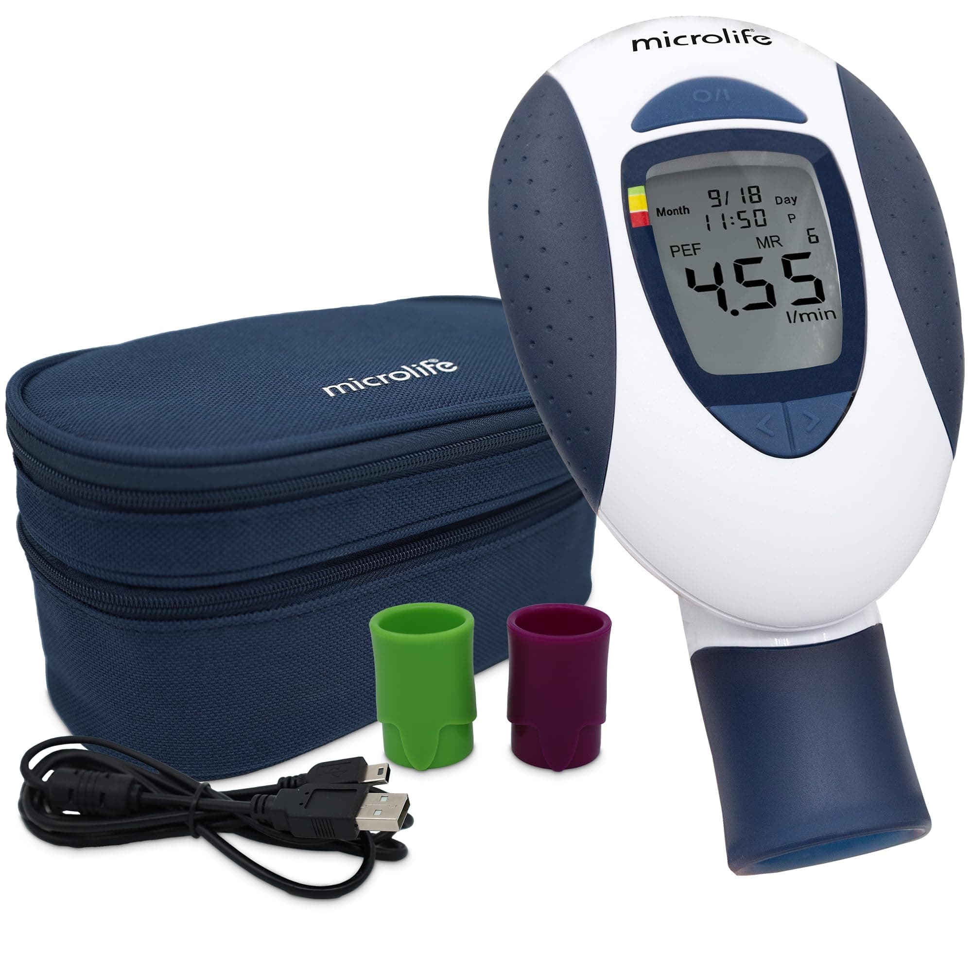 Microlife Pf-100 Microlife Peak Flow & Asthma Meter - Expiratory Flow Pef and Fev1 Measurement