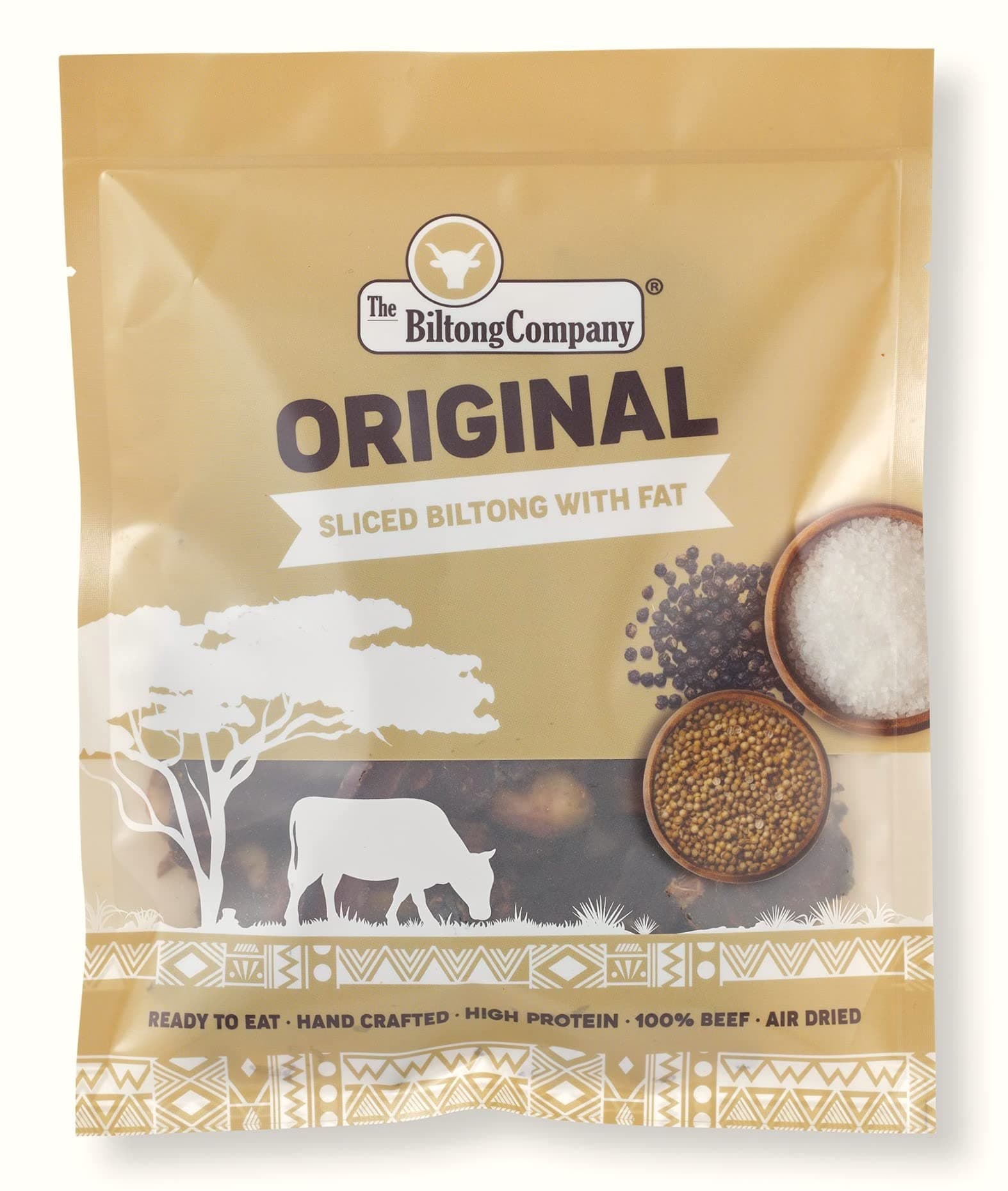 Biltong Sliced - 250g - Original Flavour - with Fat