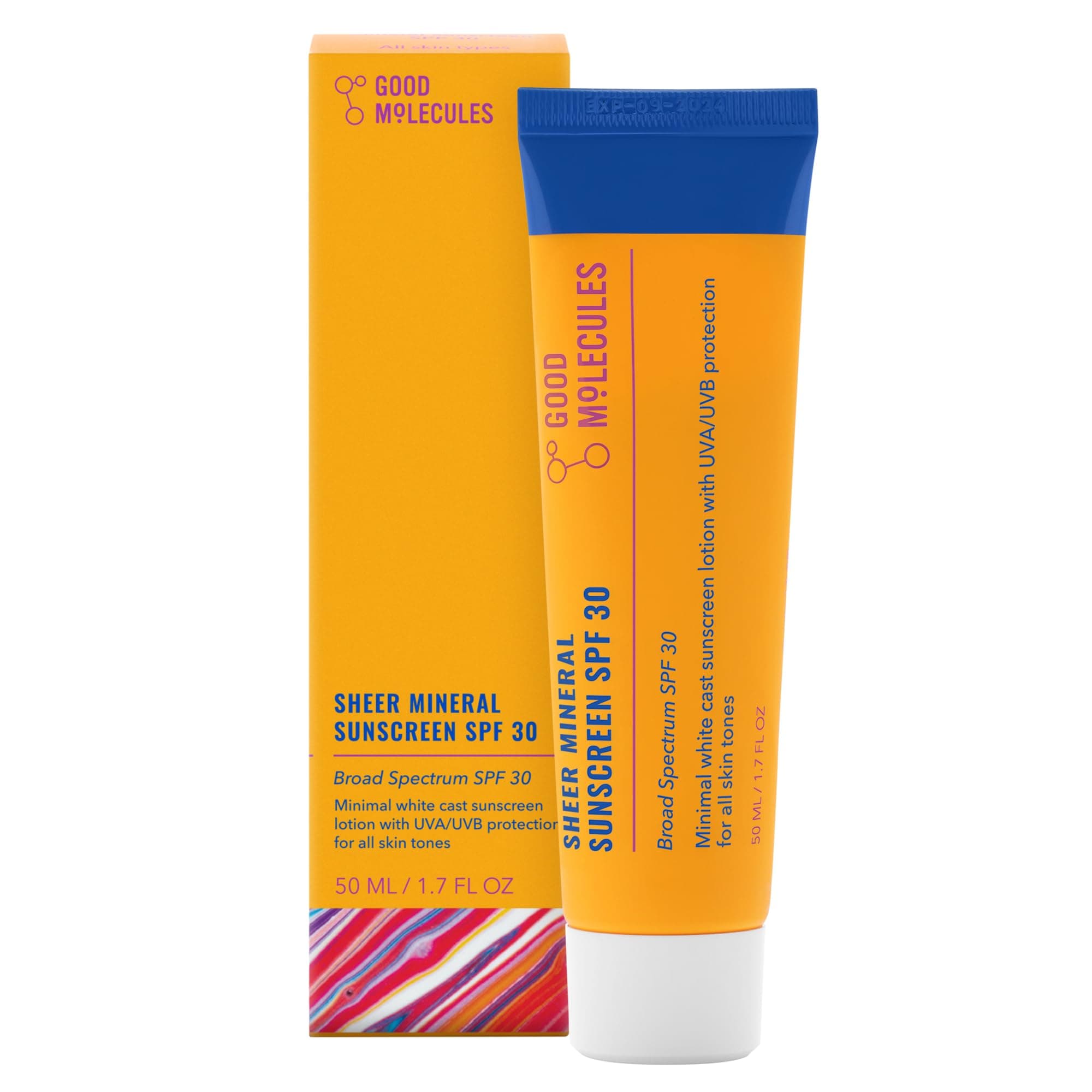 Good Molecules Sheer Mineral Sunscreen SPF 30 50ml