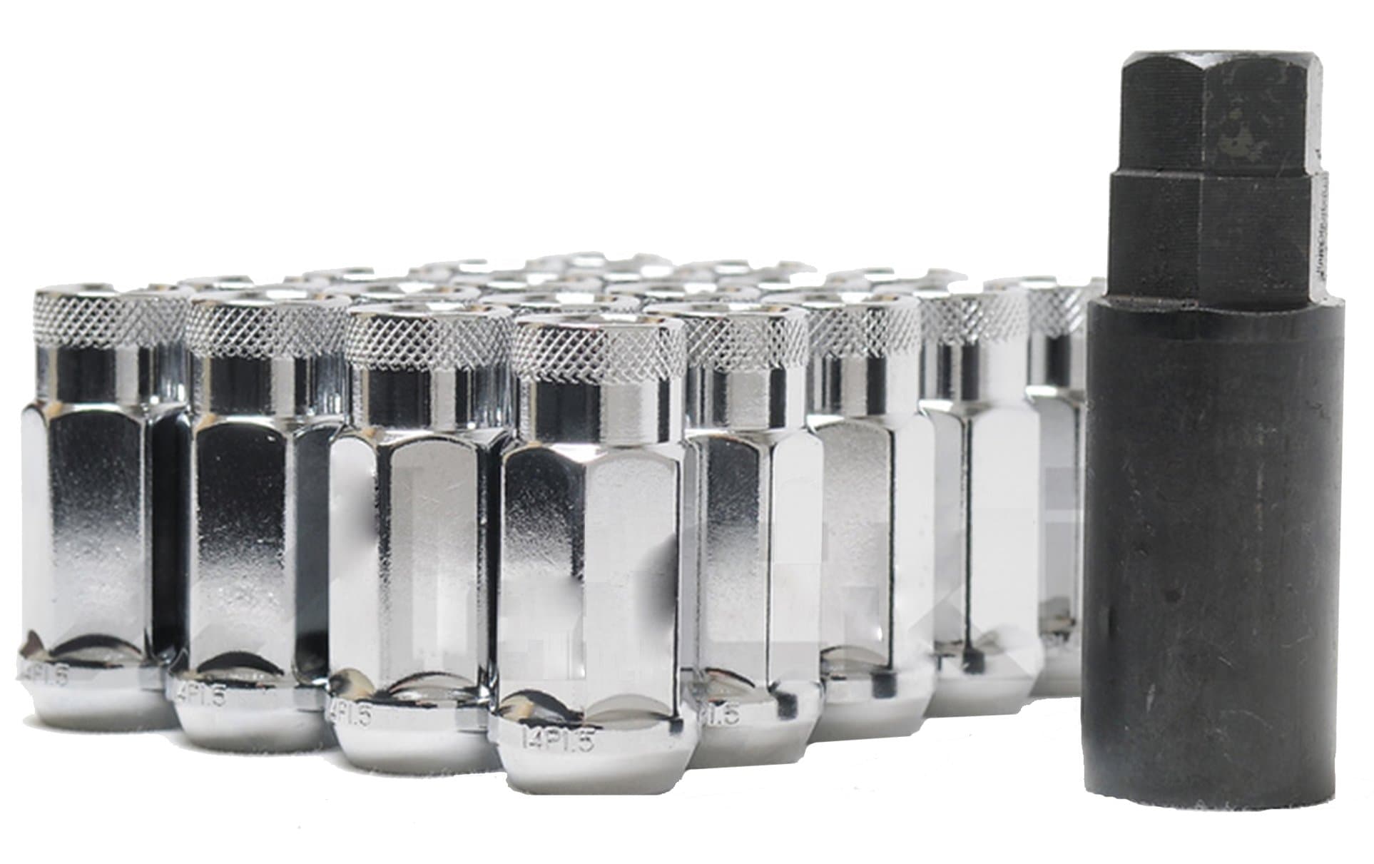 Monster Lug 33004C Chrome 1/2" Open End Lug Nut, (Set of 20)