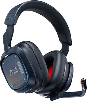 Logitech G Astro A30 LIGHTSPEED Wireless Gaming Headset, Bluetooth, Dolby Atmos/3D Audio compatible, Detachable Boom, 27h battery, for Xbox, PS5, PS4, Nintendo Switch, PC, Android - Navy/Red