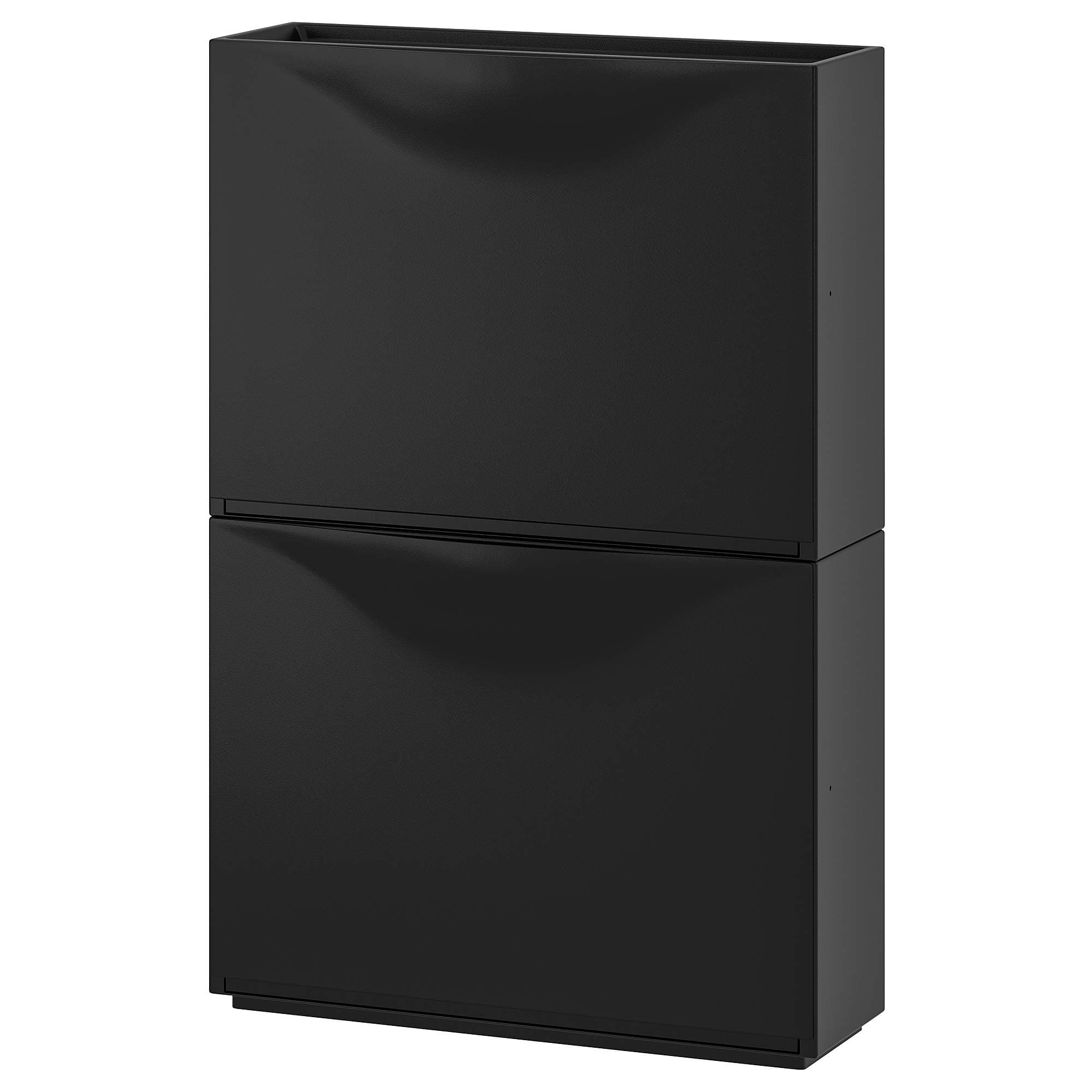IKEA TRONES shoe cabinet/storage black