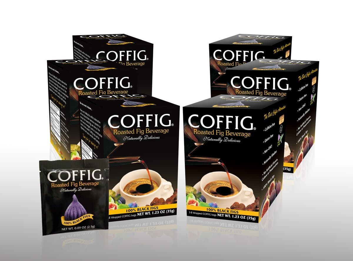 COFFIG Roasted Fig Beverage Bundle. Coffee Alternative. Caffeine Free, Gluten Free, & Acid Free