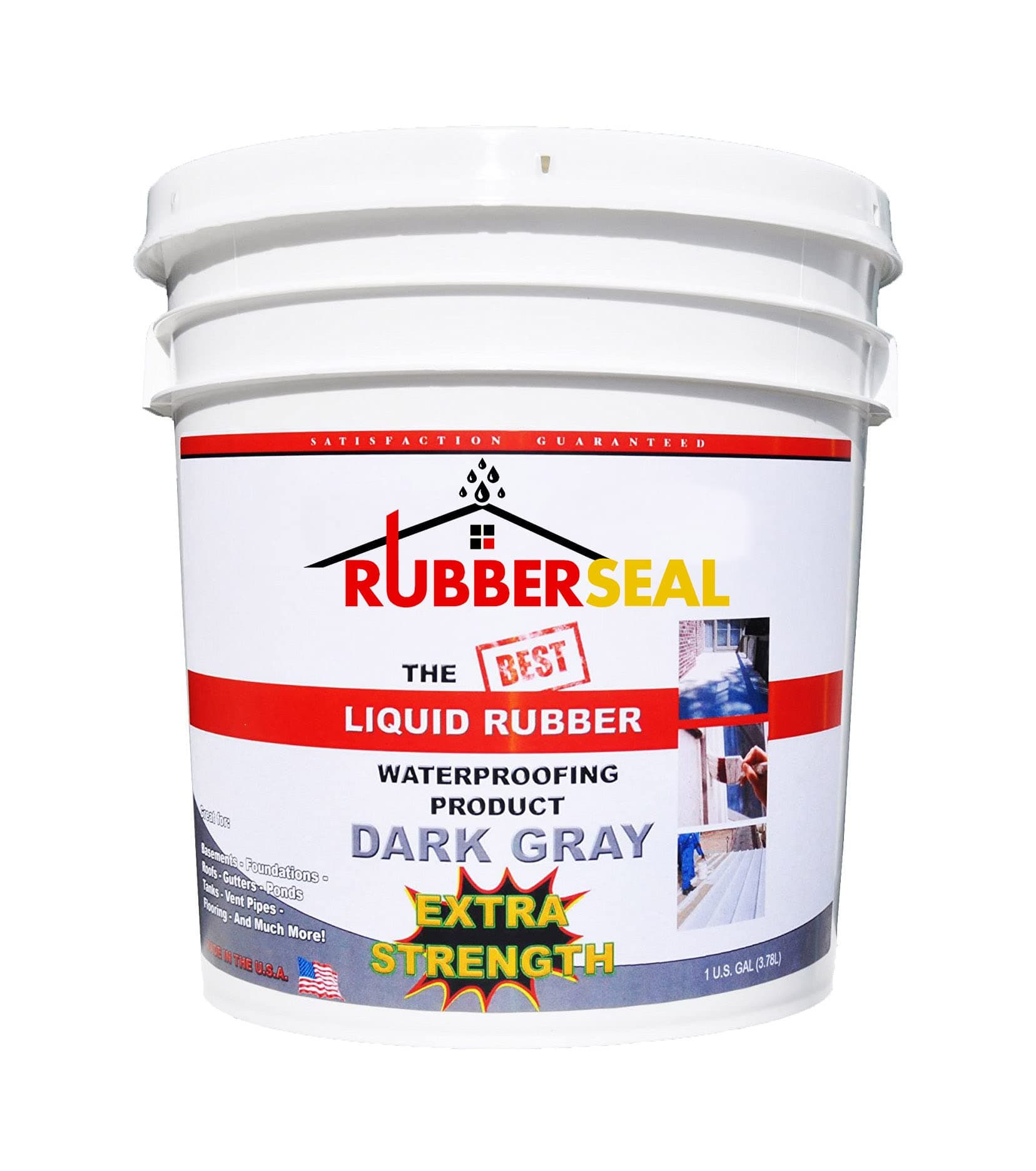 Rubberseal液体ゴム防水加工と保護コーティング – - Roll Onホワイト