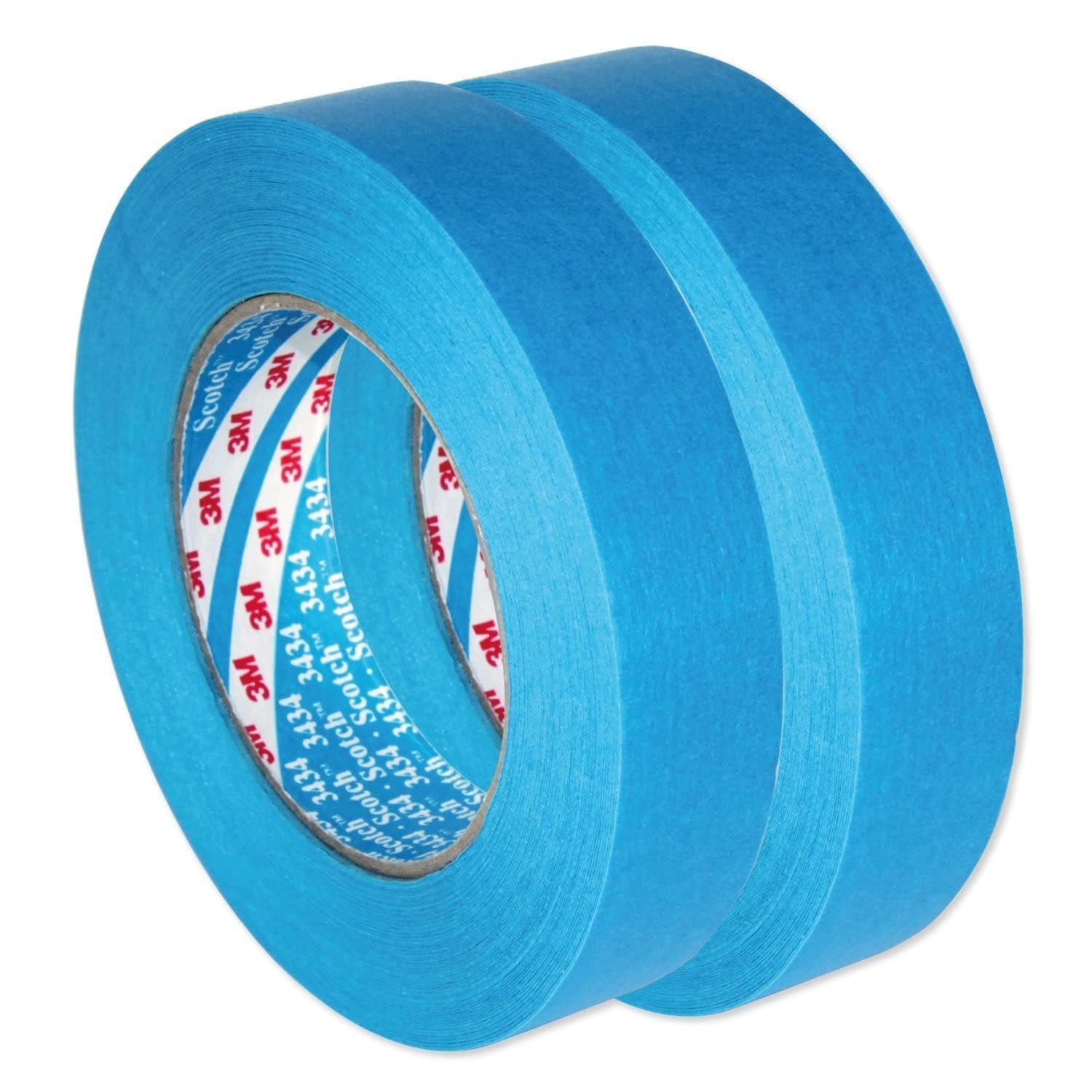 3M 3434, Bodywork Masking Tape, Frames, Silicone Molding, Modeling 25 mm x 50 m, color: blue (2)