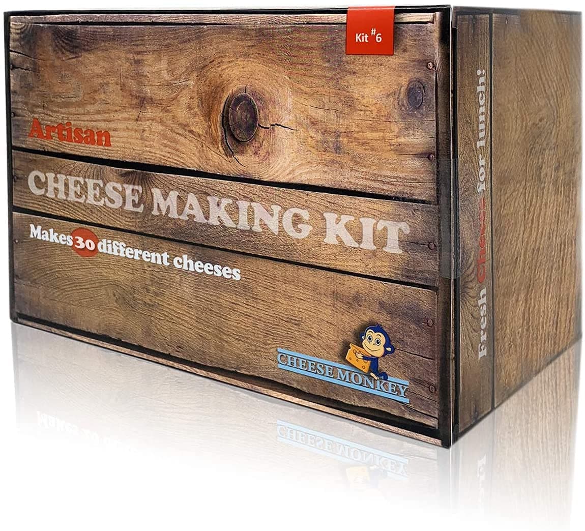 Cheese Making Kit - make 30 different Artisan Cheeses Basket