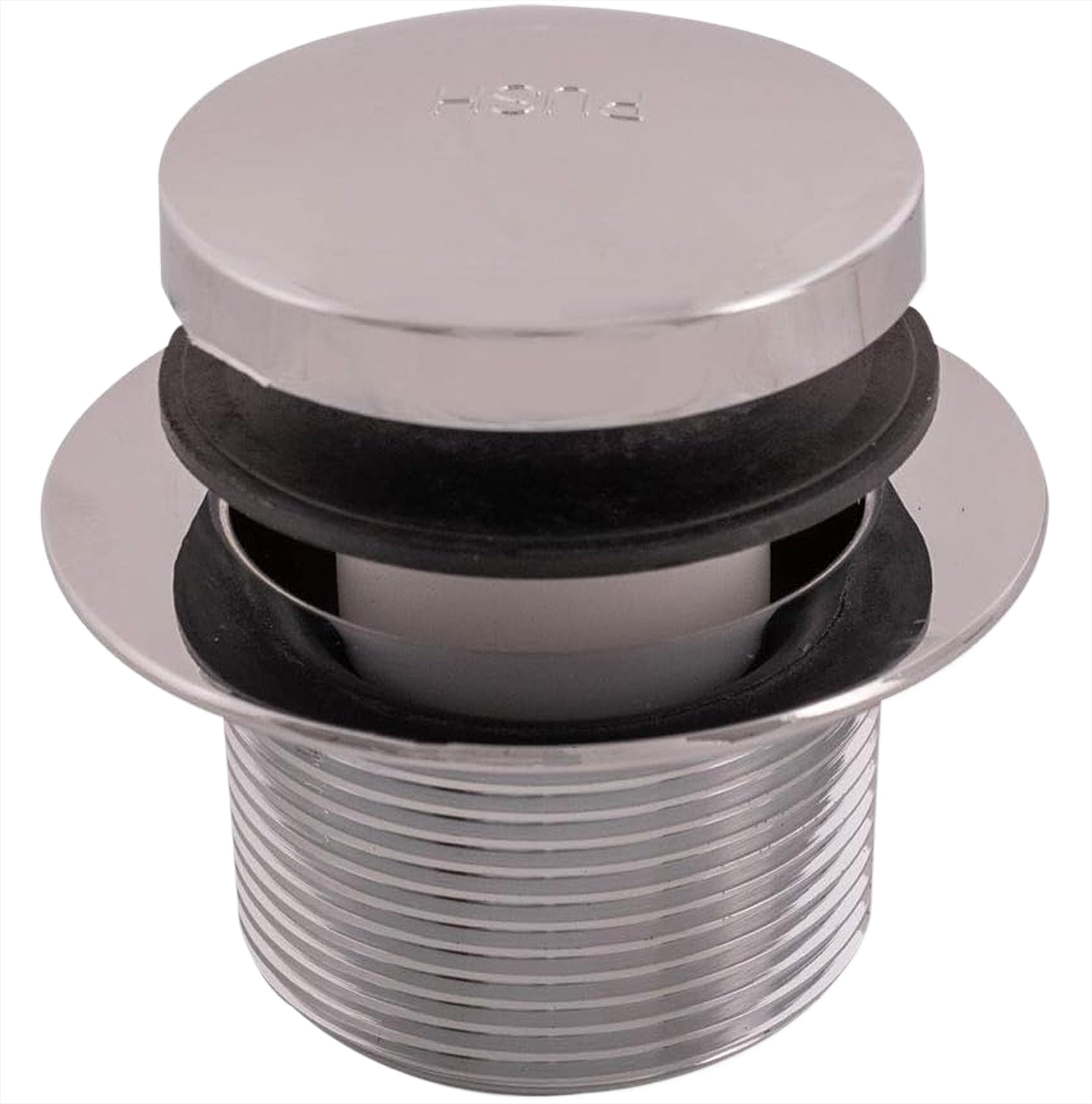 Eastman Tip-Toe Bath Drain Assembly Kit with Flange and Drain Washer, 1-1/2 Inch x 11.5 Inch Coarse Thread, Chrome Plated, 35235