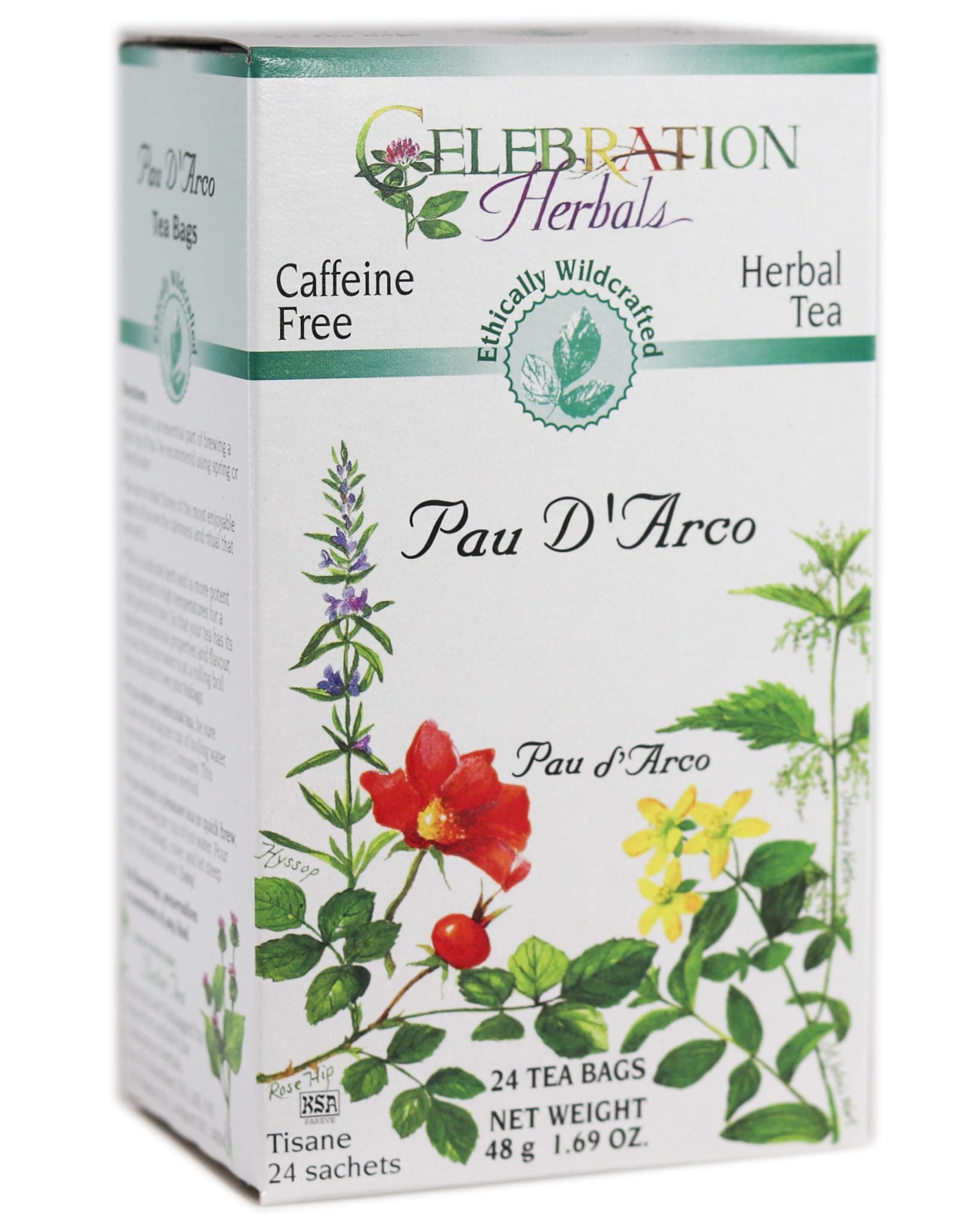 Celebration Herbals Pau D'Arco Tea Bags WC 24 Count