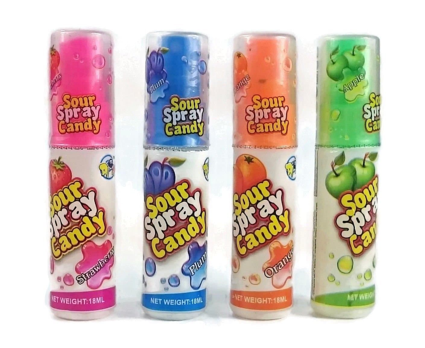 Sour Spray Liquid Candy Sweets Mixed Fruit Flavours (Mix, 3)