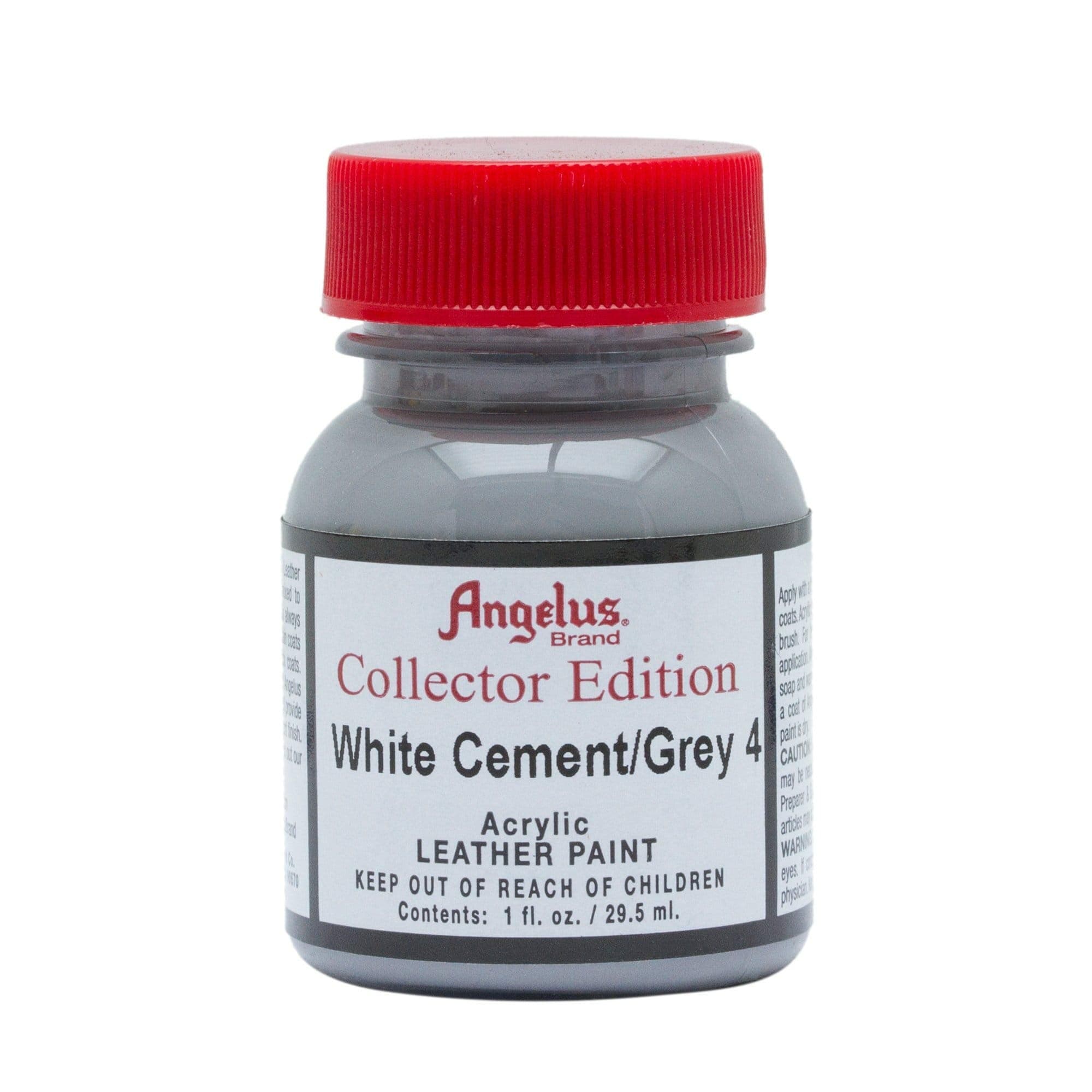 Collector Leather Paint 1 oz White Cement/Grey 4