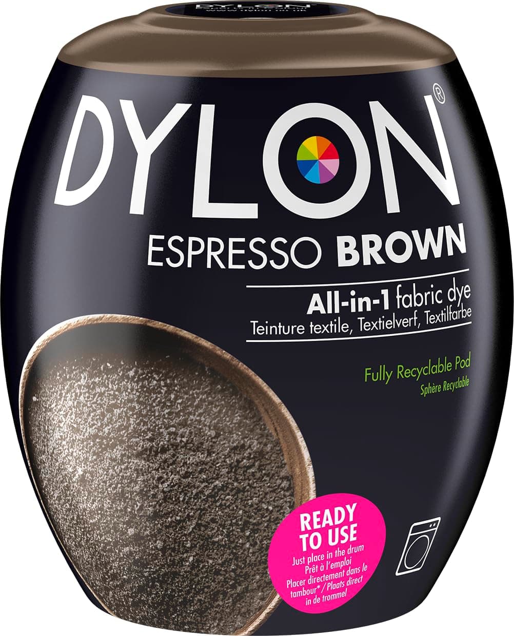 Dylon Machine Fabric Dye Pod Espresso Brown