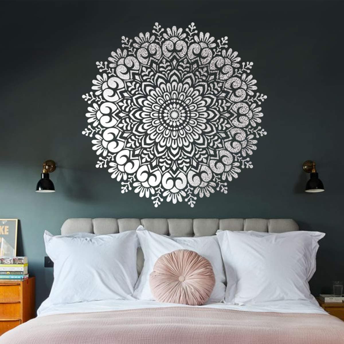 Large Wall Painting Mandala Stencil for wall Painting Easy manadala Stencil for Bedroom wall wall Painting Stencils DMA-67