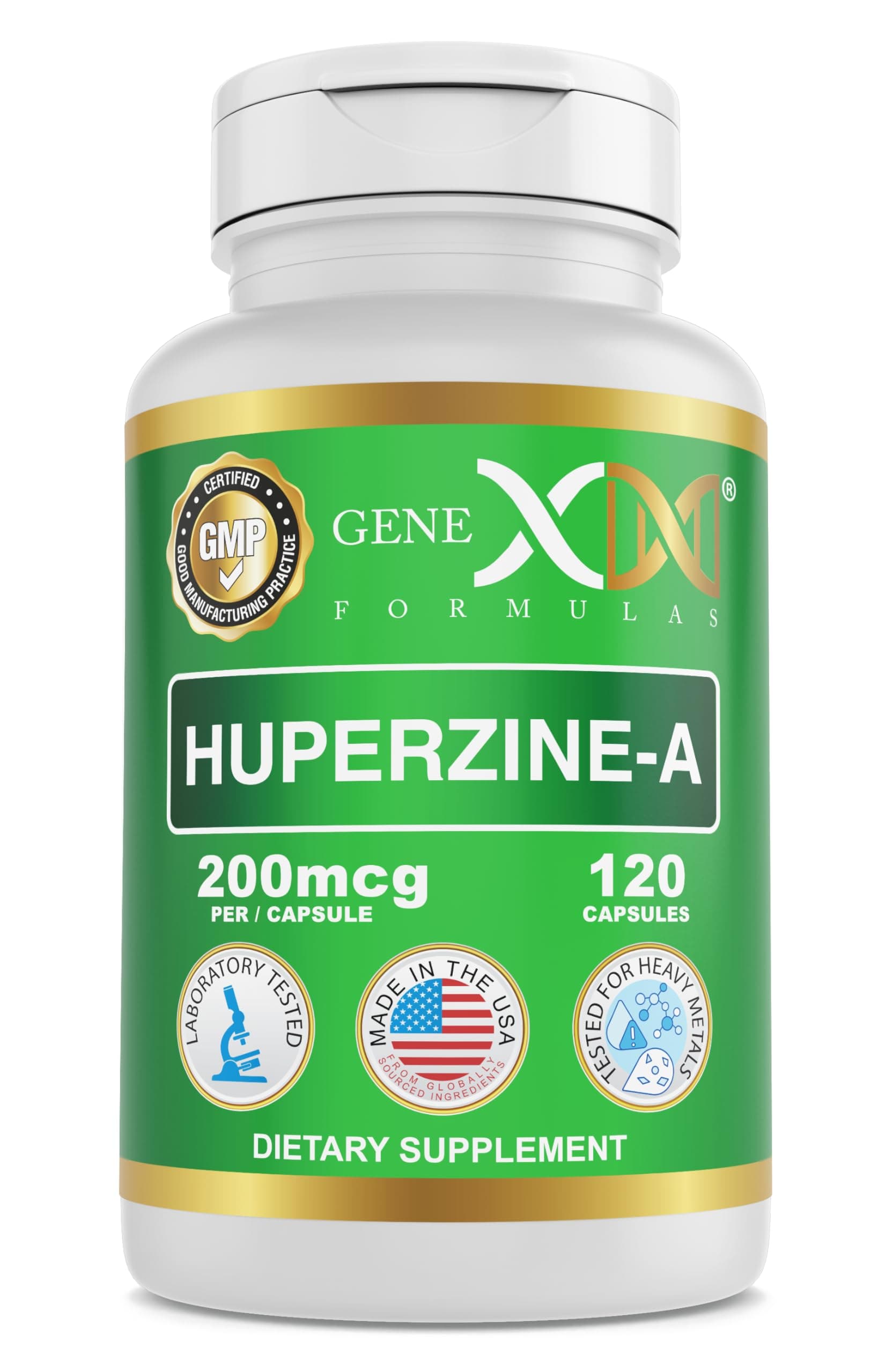 Genex Formulas Huperzine A 200mcg 120 Capsules