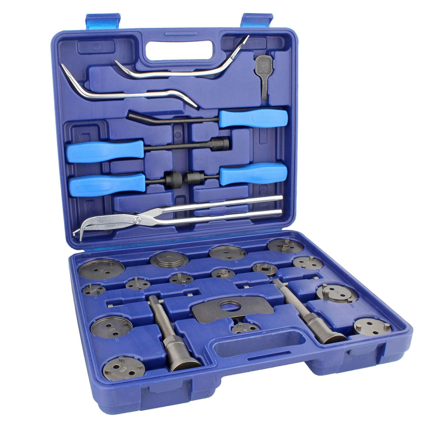 ABN Brake Tool Sets w/ 18 Pc Disc Brake Caliper Tool Kit & 8 Pc Drum Brake Tool Kit – Removal and Installation Tools