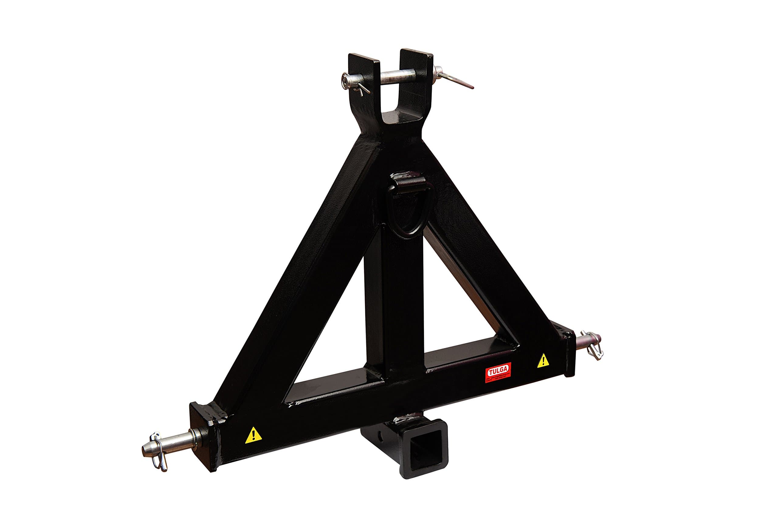 Heavy Duty 3 Point 2" Receiver Adapter Trailer Hitch Category 1 Tractors Subtractor Tow Steel Drawbar Pull Stabilizer for BX Kubota John Deere LM25H WLM Tractor NorTrac Kioti Yanmar Cat