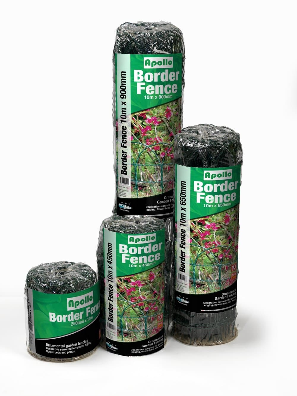 Apollo GF6564 Plastic Coated Borderfence, 10m*400mm