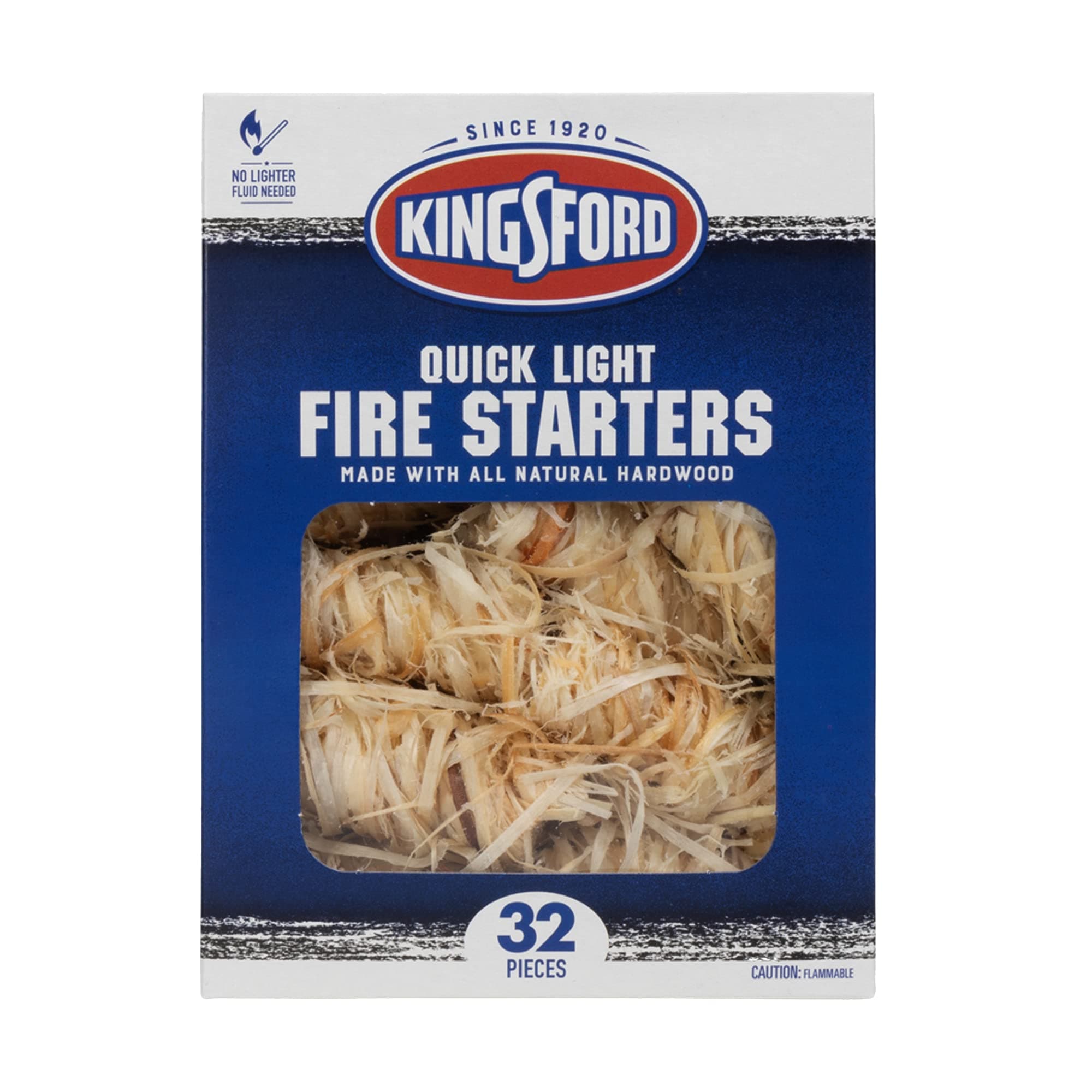 Grilling BB12068 Fire Starters, 32 Count, Natural