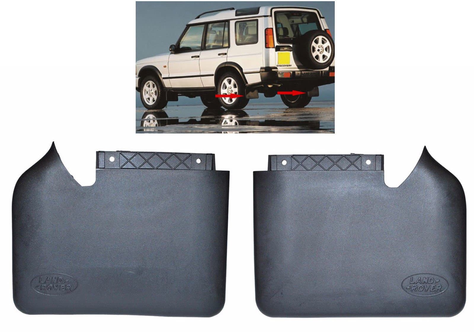 Land Rover Discovery 2 1999-2004 Front OR Rear MUD Flaps RH & LH Set of 2 Part: CAS100900 & CAS100910